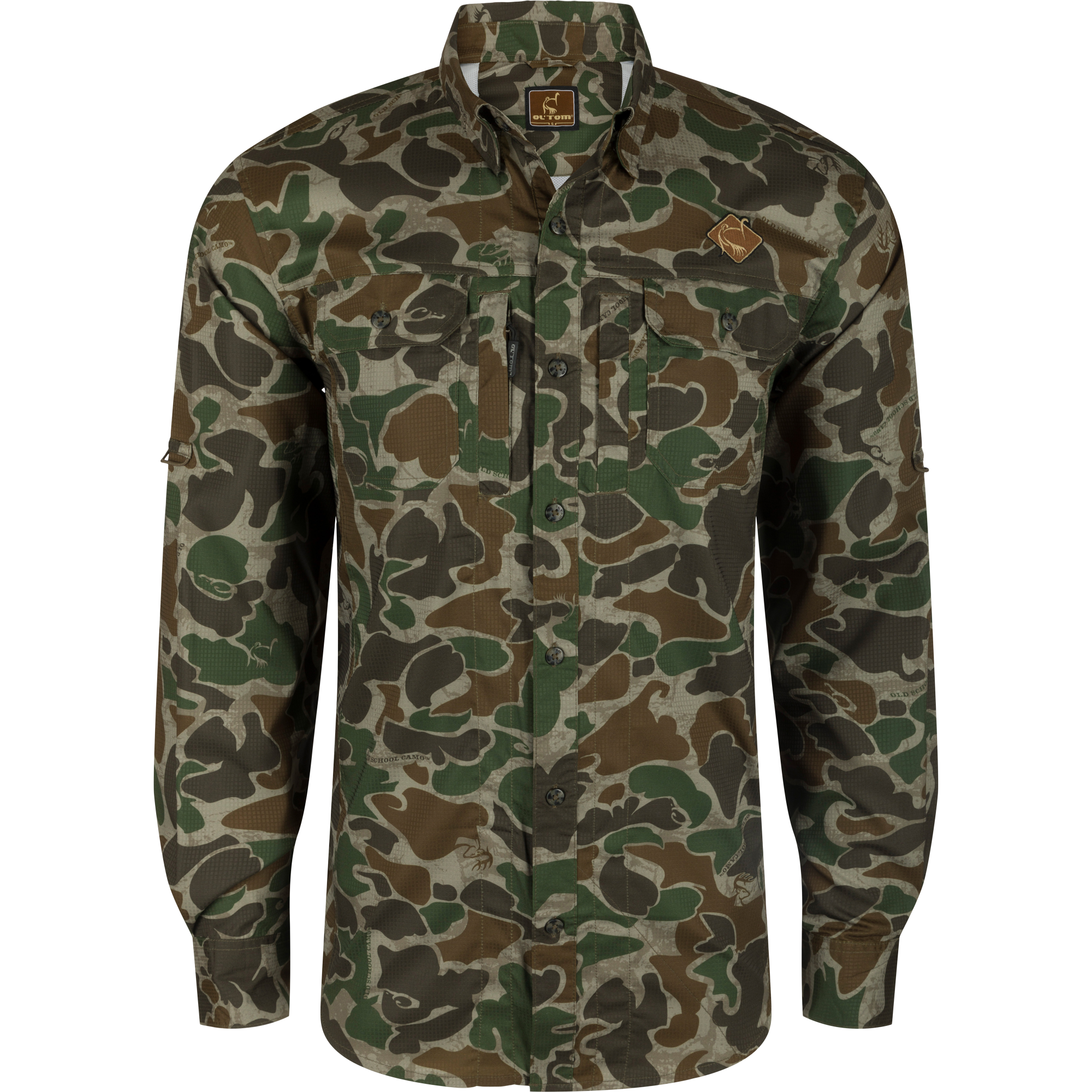 Men's Long Sleeve Camo Wingshooter Trey Shirt - Hunting & Outdoor Adventure Apparel for Men | Perfect for Hunting, Camping & Outdoor Activities