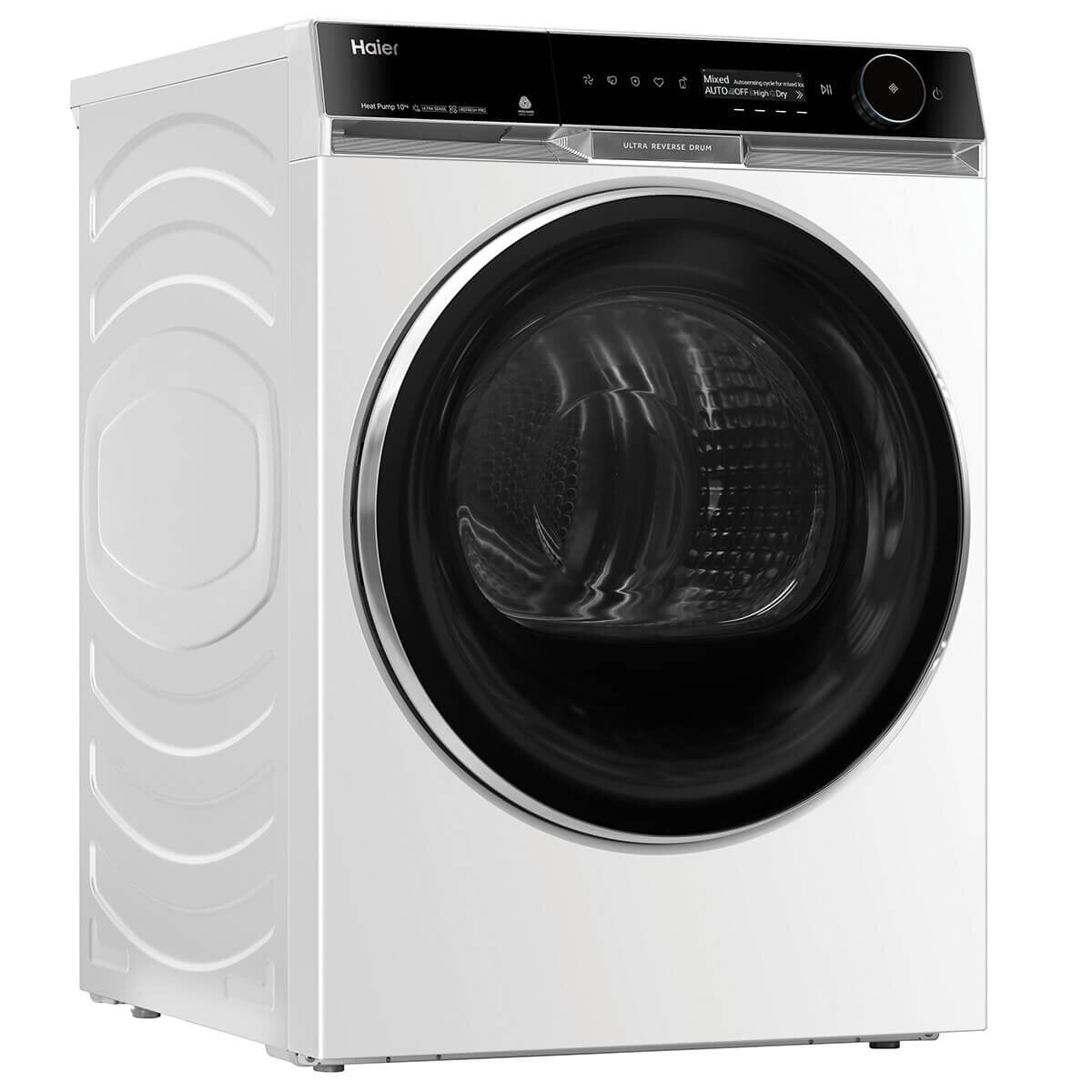 Haier 600 Series 10kg Heat Pump Dryer - Energy Efficient, White (HDHP10PXW1) for Home & Laundry Room Use