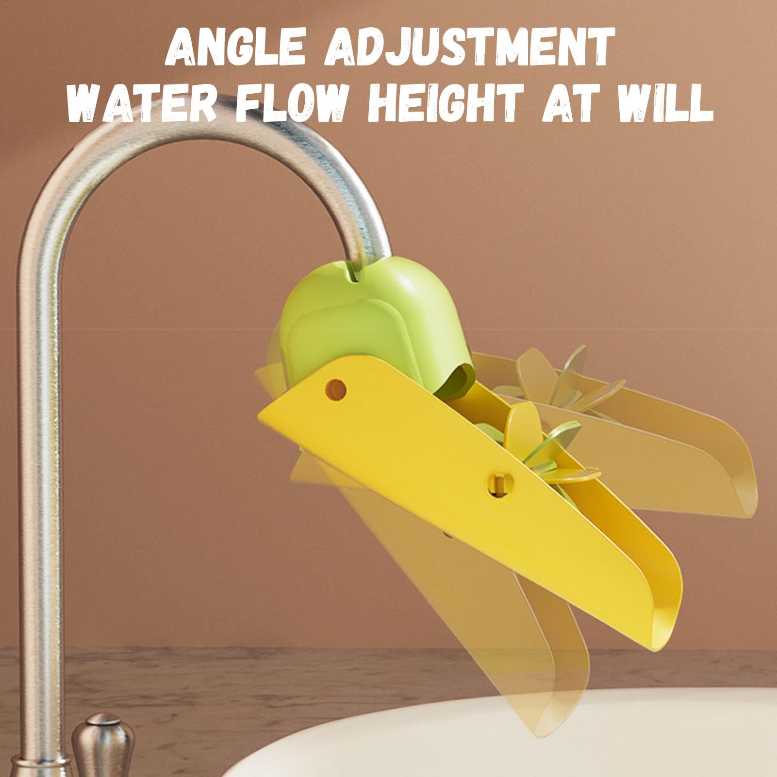 Windmill Design Toddler Faucet Extender - Safe & Fun Sink Adapter for Kids Hand Washing | Children's Bathroom Helper for Easy Hand Hygiene at Home & School