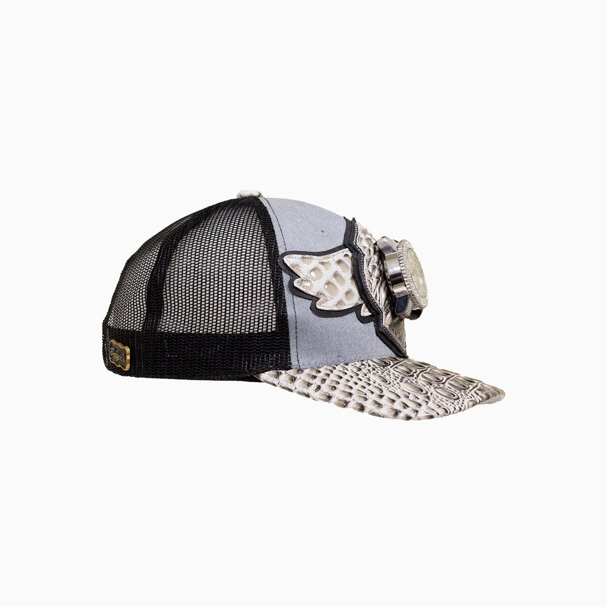 Breyer's Buck 50 Wool Trucker Hat with Leather Visor - Classic Wool Baseball Cap for Men & Women - Perfect for Outdoor Adventures, Hiking, and Casual Wear