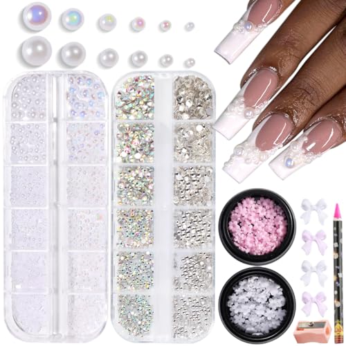 Mix pearl and gems