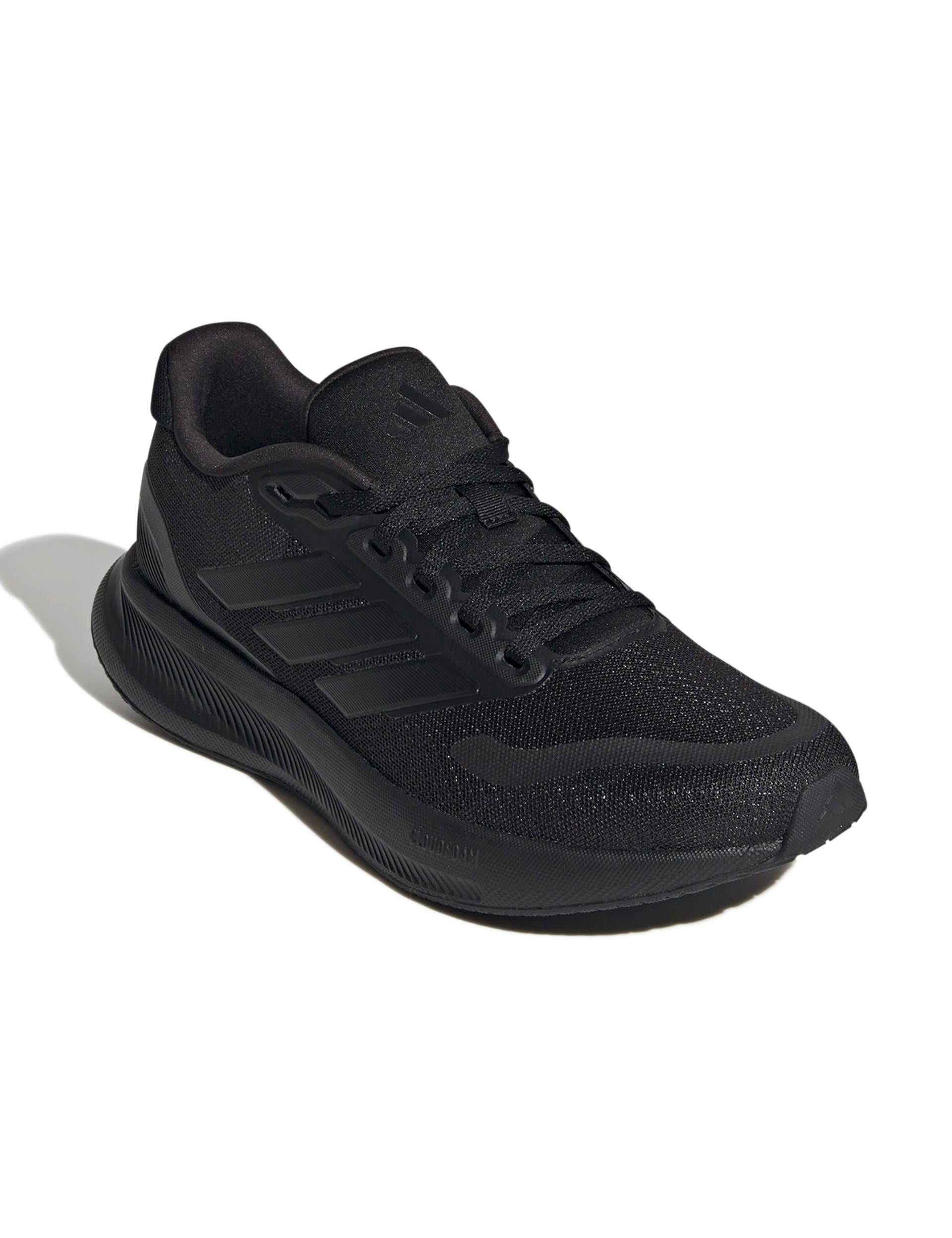 Runfalcon 5 Running Shoes for Men & Women - Lightweight Athletic Sneakers with Cushioned Support - Core Black - Perfect for Jogging, Gym Workouts & Daily Walking