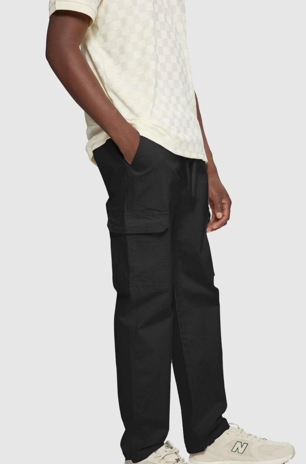Men's Black Pants - Kult6 Kuwallatee | Comfortable & Stylish for Casual Wear, Work & Outdoor Activities