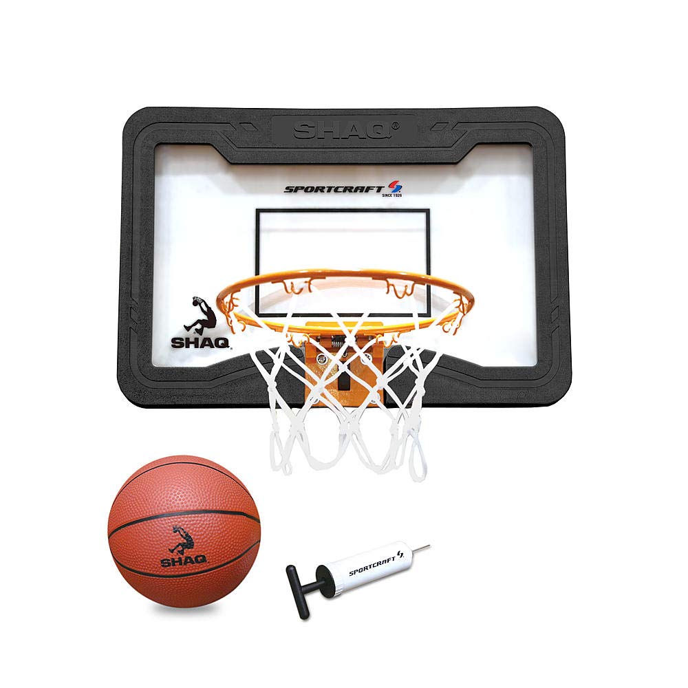 Sportcraft Over The Door Basketball Hoop with Scoreboard Sound Effects - Perfect for Indoor Basketball Games & Kids Playroom Activities