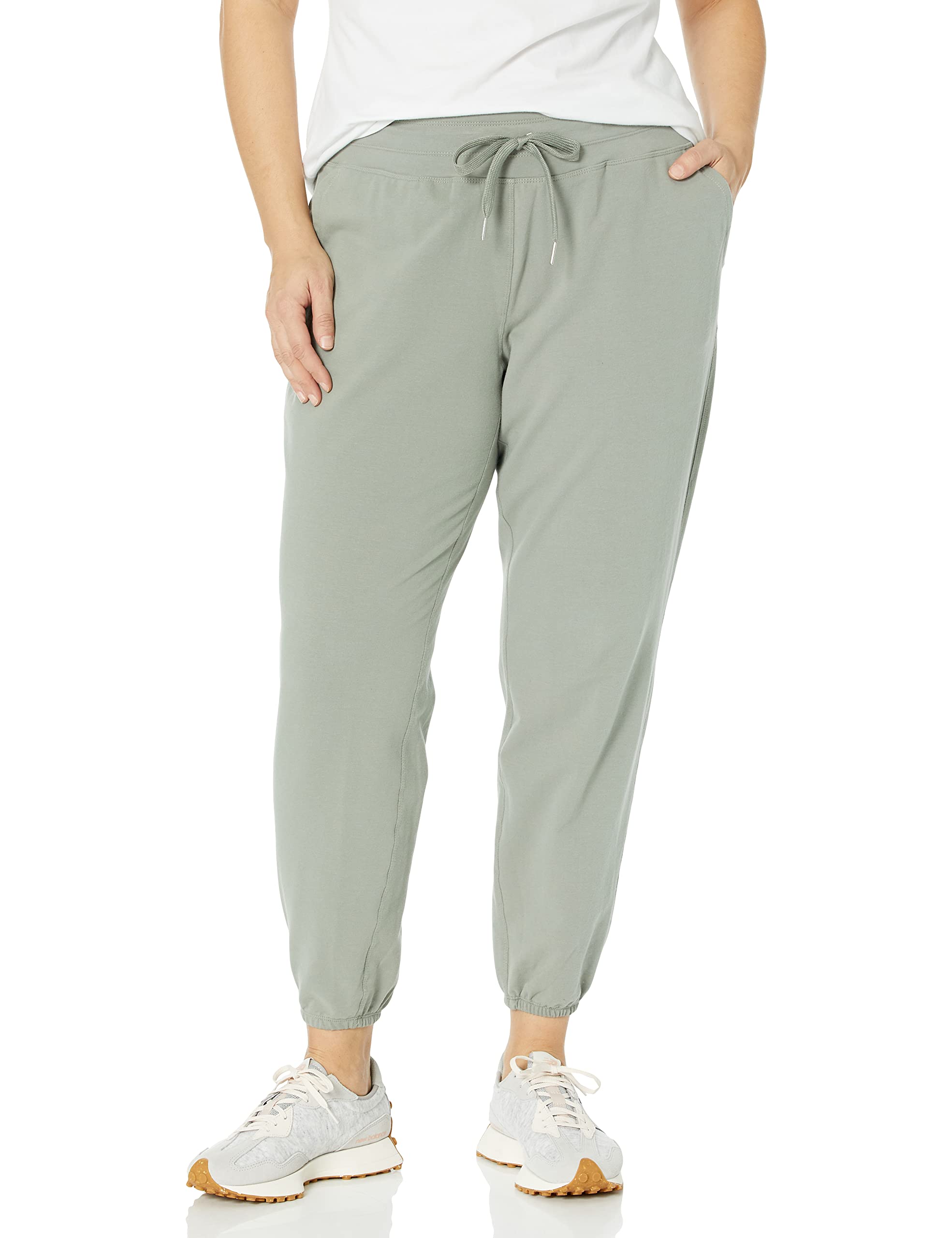 Calvin Klein Performance Women's Plus Size Elastic Cuff Jogger Pants - Stretchy Comfortable Lounge & Workout Pants for Curvy Women - Perfect for Yoga, Running, Gym and Casual Wear