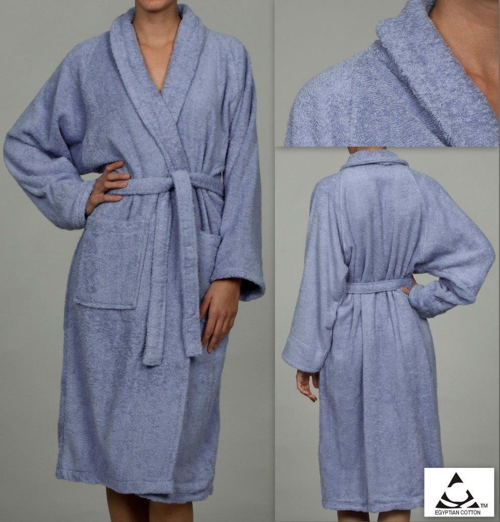 Premium Cotton Ultra Soft Terry Adult Unisex Lightweight Luxury Bathrobe - Spa, Hotel & Home Relaxation Wear for Men and Women