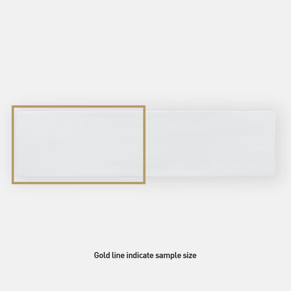 Premium Columbus Blanco 75x300mm Matte Subway Tile - Classic White Ceramic Wall Tile for Kitchen Backsplash, Bathroom, and Shower Renovation