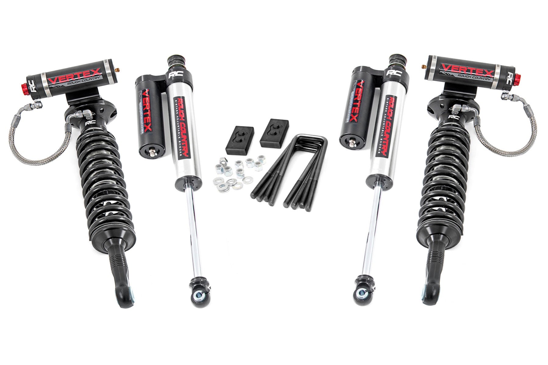 2 Inch Lift Kit for Ford F-150 4WD (2009-2013) | Vertex Off-Road Suspension Upgrade | Improve Ground Clearance for Off-Roading & Towing