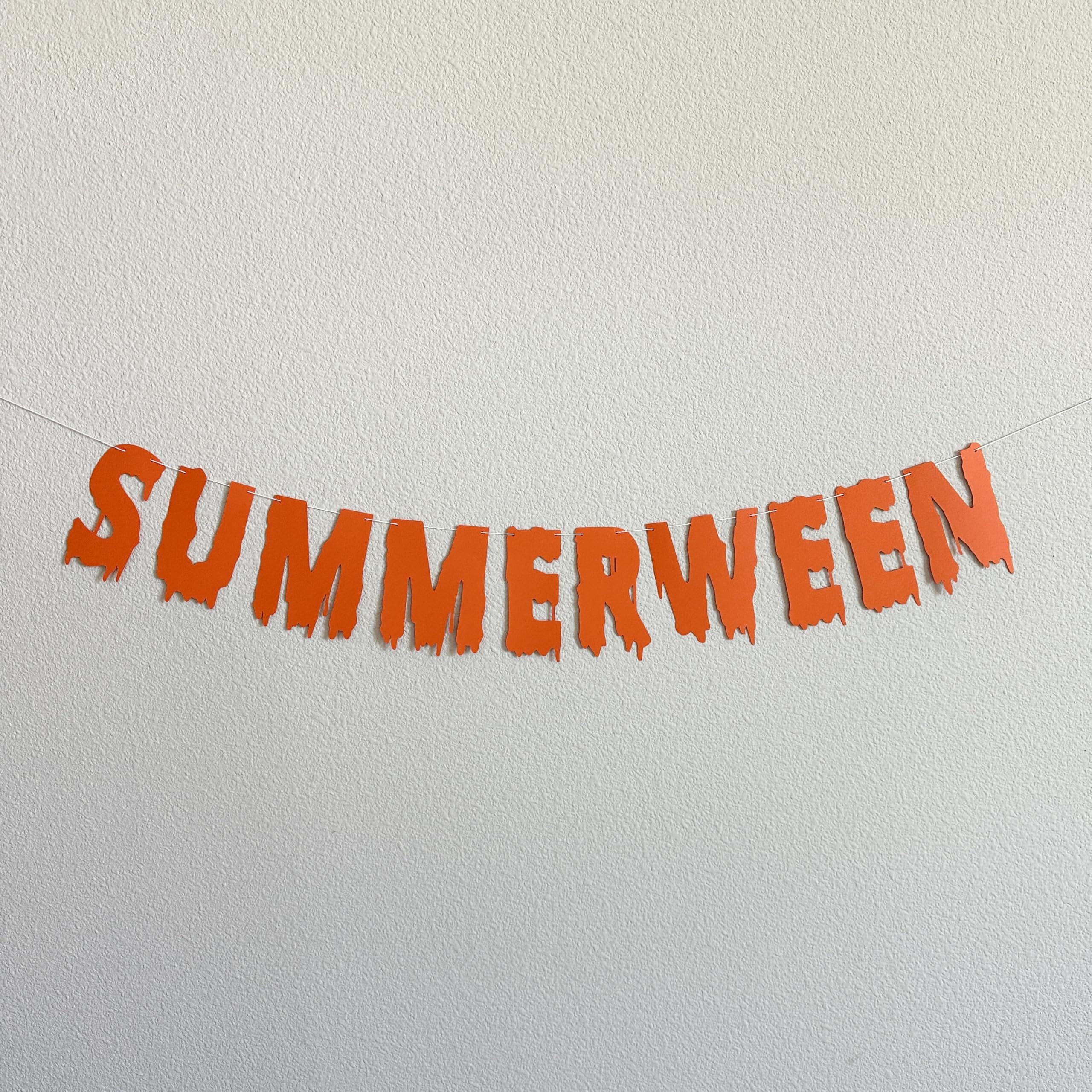 Summerween Banner & Decorations - Unique Summer Halloween Party Theme Ideas for Outdoor & Indoor Decor | Perfect for Backyard Parties, Poolside Celebrations & Spooky Summer Gatherings