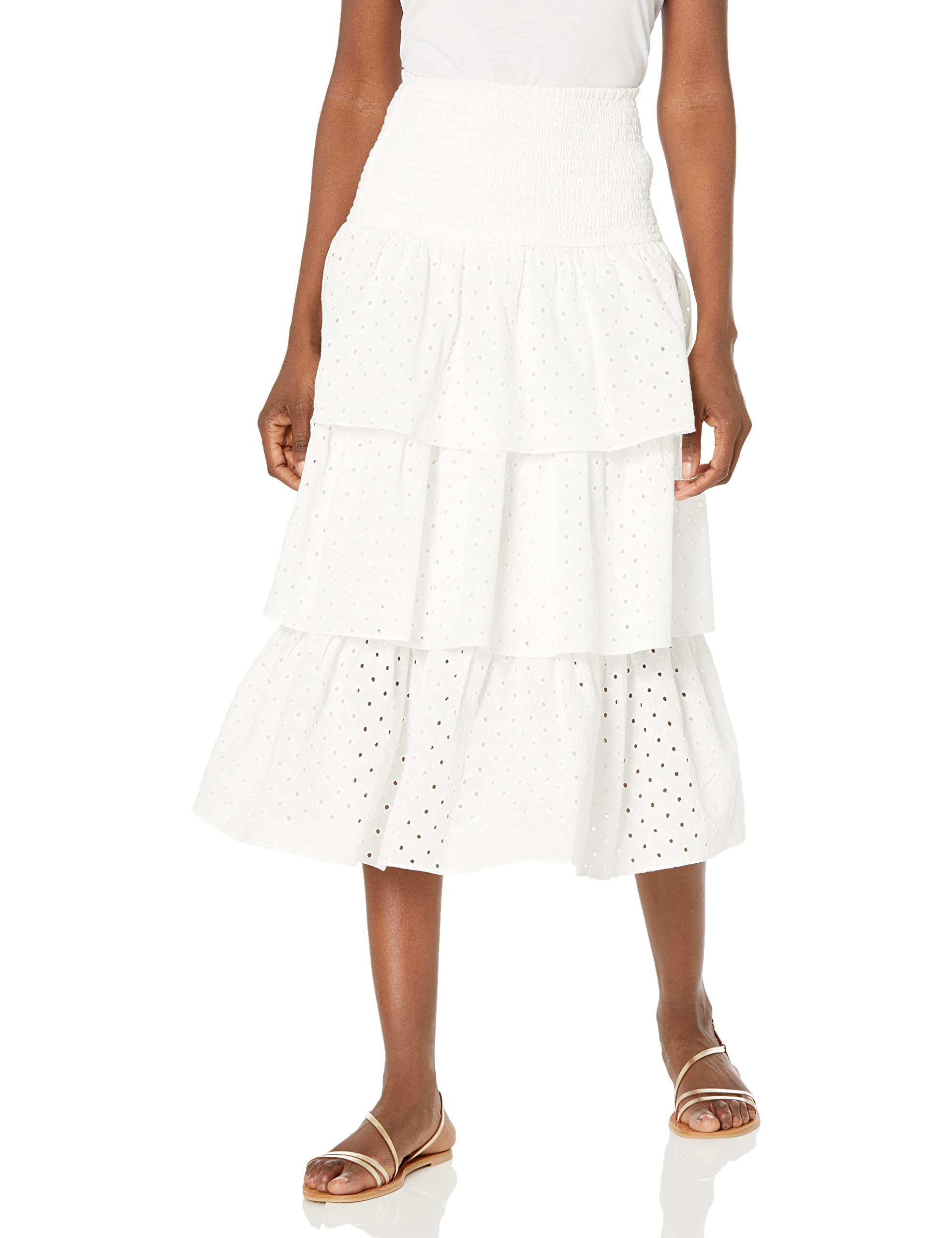 LIKELY Women's Hanner Skirt - Flowy A-Line Midi Skirt with Pockets | Casual & Office Wear | Perfect for Work, Dates & Summer Outfits