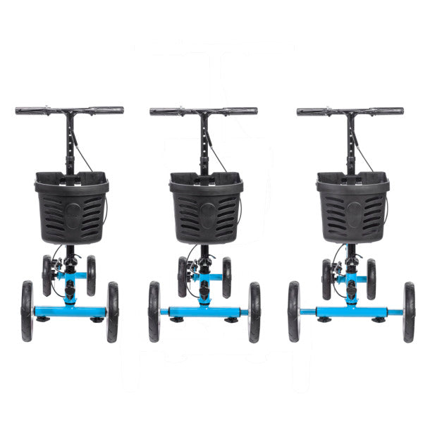 Drive Medical Nitro Glide Knee Walker - Lightweight & Adjustable Mobility Scooter for Post-Surgery Recovery, Leg Injury, or Foot Pain Relief - Ideal for Indoor & Outdoor Use