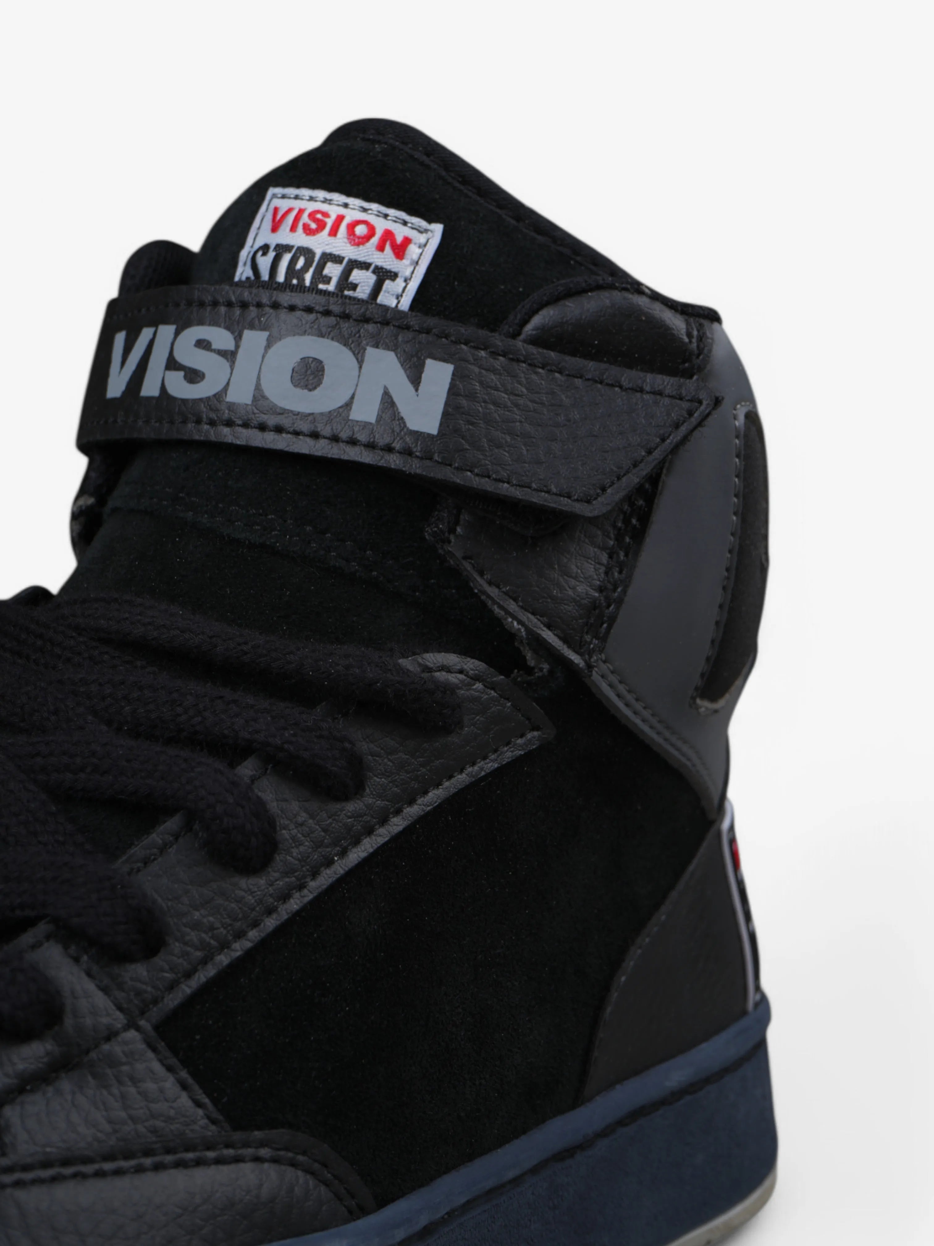 Vision Street Wear MC1400 Skate Shoes - Black & Gray Sneakers for Men | Durable Skateboarding & Casual Streetwear Footwear