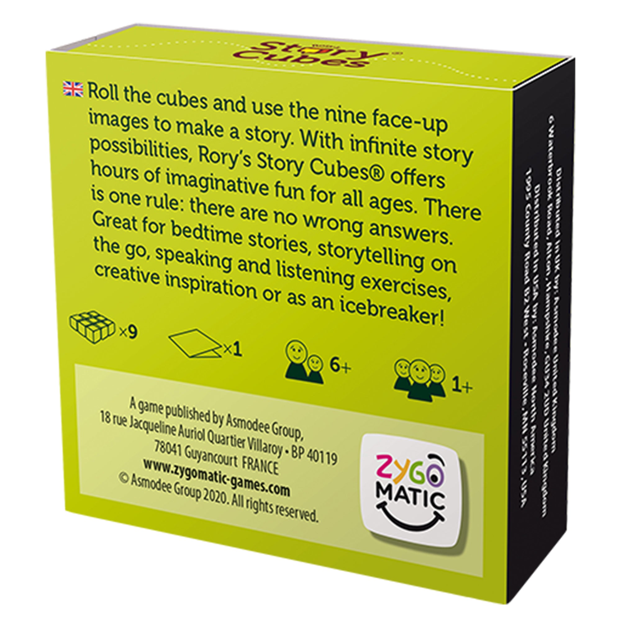 Rory's Story Cubes: Voyages - Creative Storytelling Game for Kids & Adults | Perfect for Family Game Night, Travel & Classroom Activities