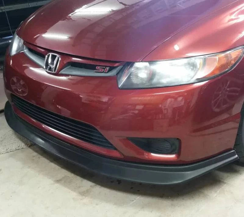 2006-2008 Honda Civic Coupe DP Style Front Bumper Lip Spoiler - 2 Door Exterior Car Body Kit for Enhanced Aerodynamics & Sporty Look - Perfect for Street Racing & Car Shows