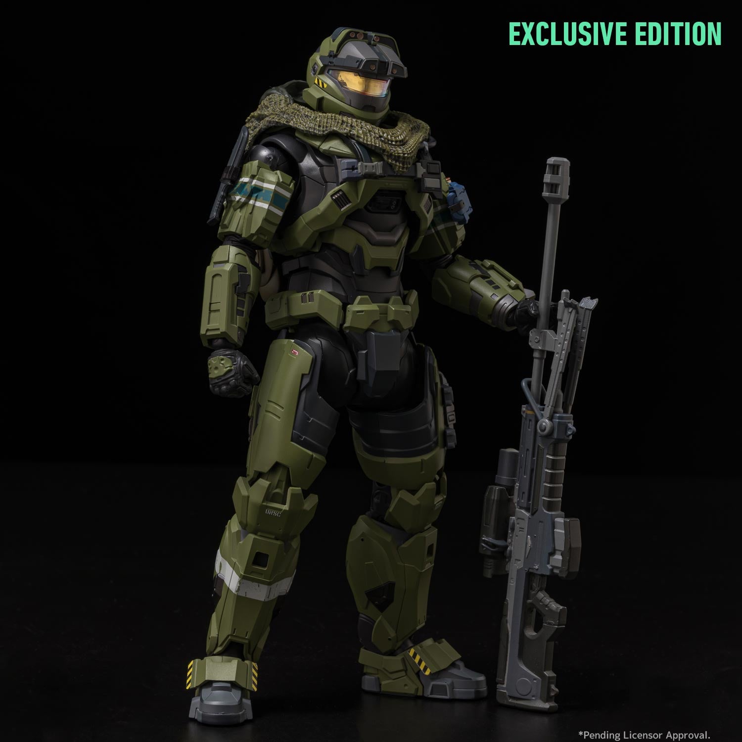 1000toys RE:EDIT Halo: Reach Jun A266 (Noble Three) 1/12 Scale PX Previews Exclusive Collectible Action Figure - Perfect for Display, Gaming Enthusiasts, and Halo Fans Collection