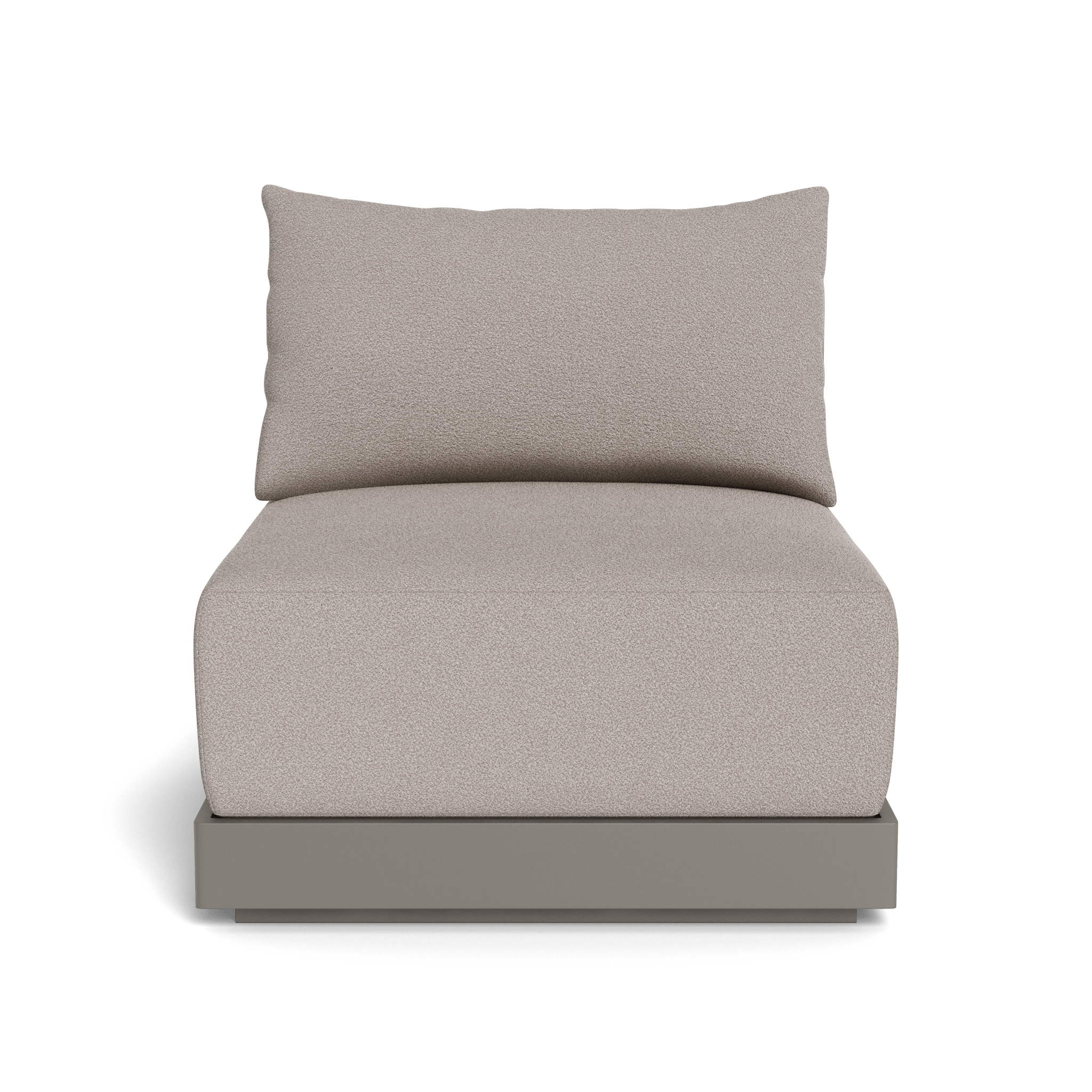 Antigua Armless Single Sofa Chair - Modern Accent Chair for Living Room, Bedroom, or Office - Perfect for Small Spaces and Relaxing