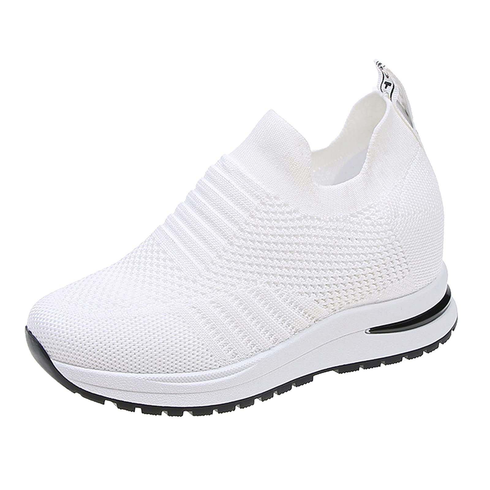 Women's Casual Platform Sneakers & Wedge Shoes - Comfortable Walking Shoes for Everyday Wear, Work & Travel