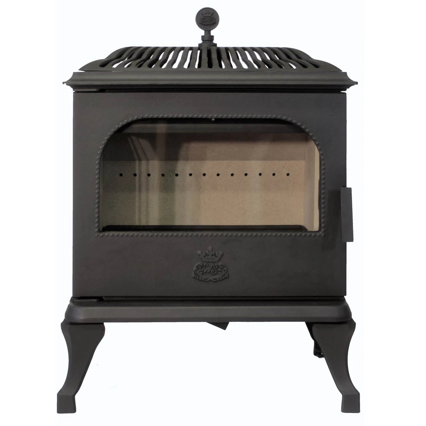 Westbo Victoria 85 Cast Iron Stove - Classic Wood Burning Fireplace for Cozy Home Heating & Cabin Decor