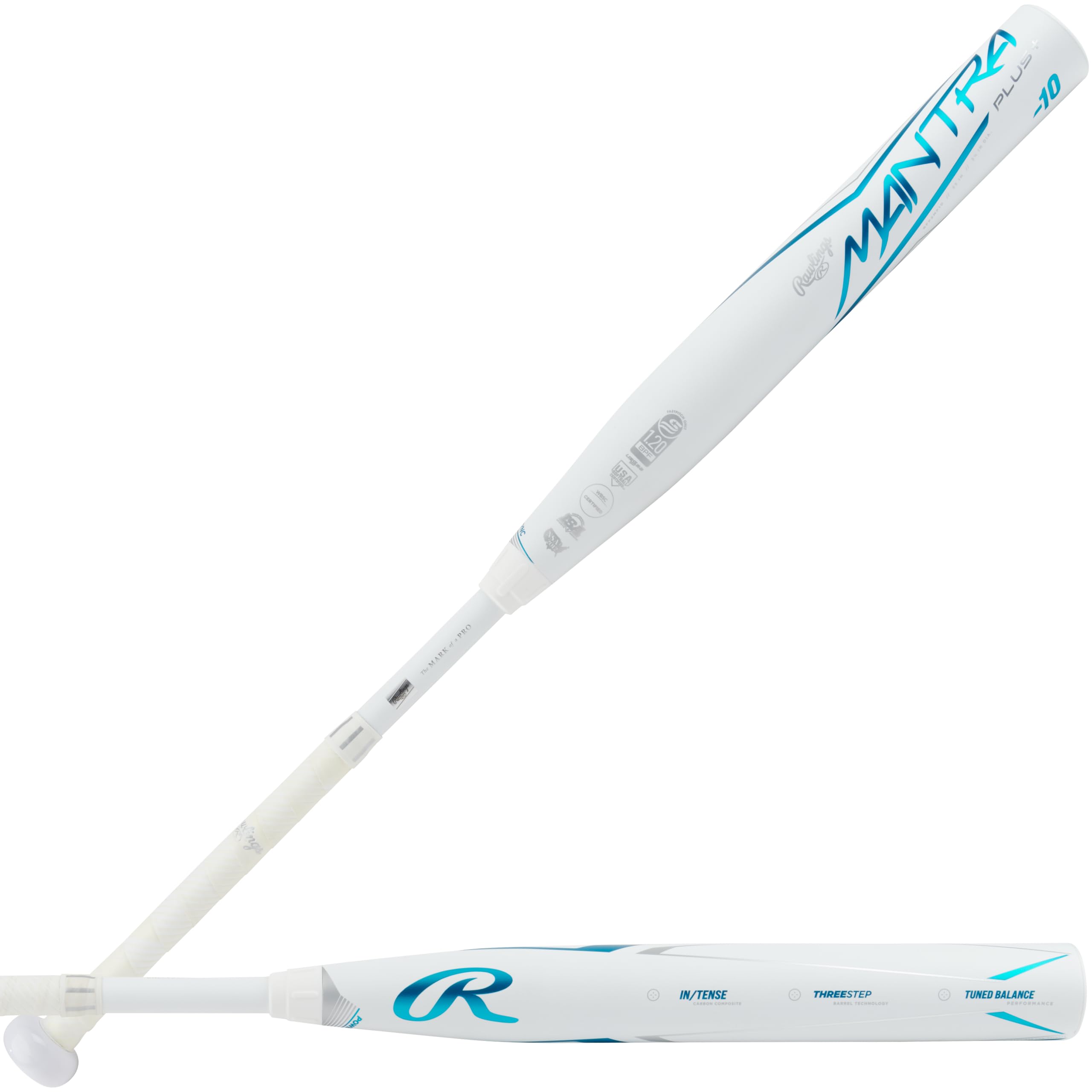 Rawlings Mantra+ Fastpitch Softball Bat -11/-10/-9 Drop | 2-Piece Composite Construction | ASA & USSSA Approved for All Fields | Youth & Adult Sizes | Perfect for Competitive Games & Training Sessions