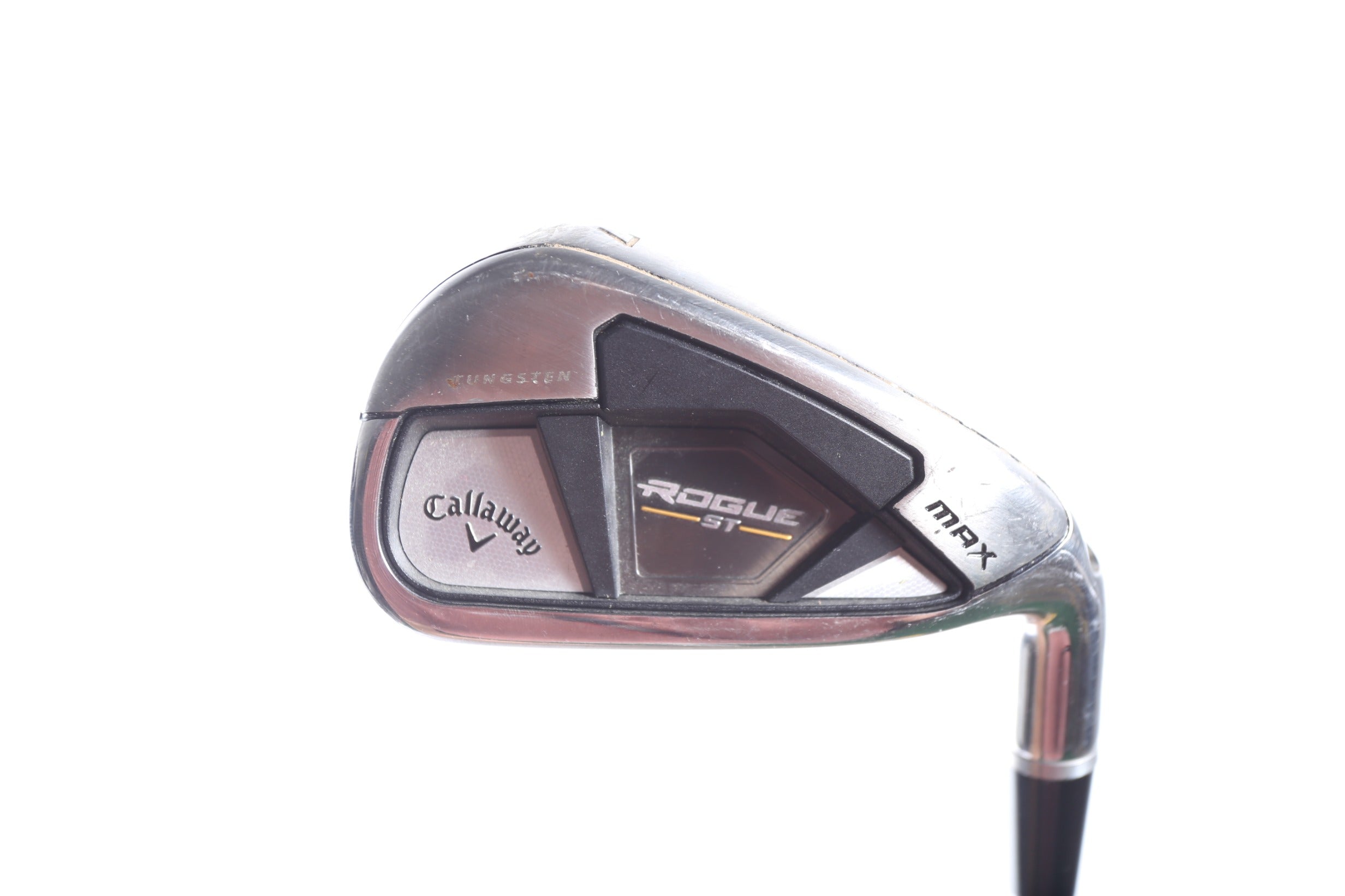 Used Callaway Rogue ST MAX 7 Iron Right Hand Stiff Flex Golf Club - Perfect for Right-Handed Golfers Seeking Distance & Forgiveness on the Course