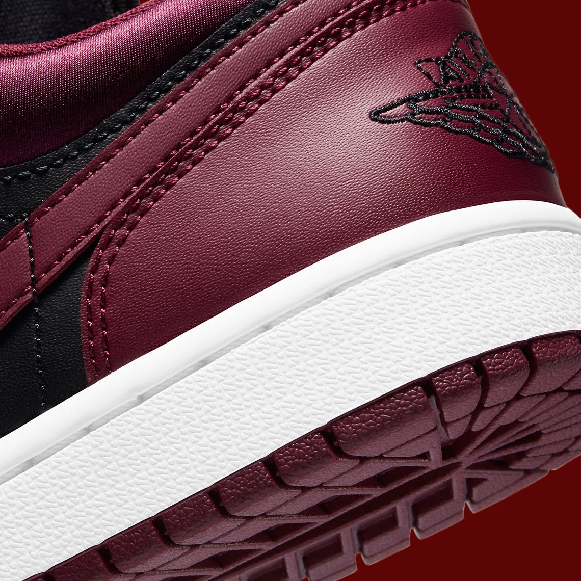 Air Jordan 1 Low Women's Sneakers - Dark Beetroot & Black Colorway | Comfortable Casual Shoes for Running, Walking & Streetwear Fashion