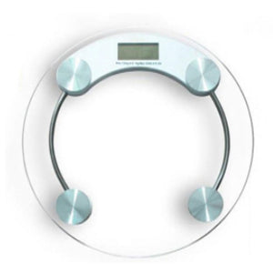 Digital Glass Bathroom Scale - High Precision Body Weight Scale with Large LCD Display, Step-On Technology - Perfect for Home, Gym, and Health Tracking
