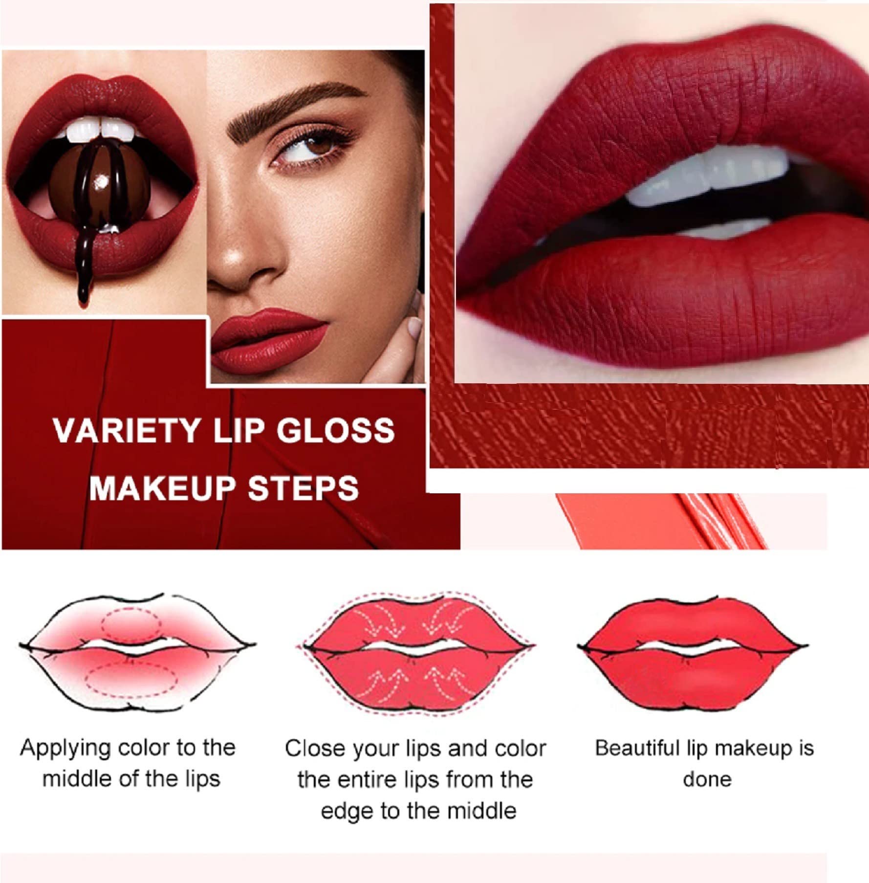 Long Lasting Matte Liquid Lipstick - Waterproof, Non-Transfer, Super Matte Finish for All-Day Wear | Perfect for Parties, Dates & Special Occasions