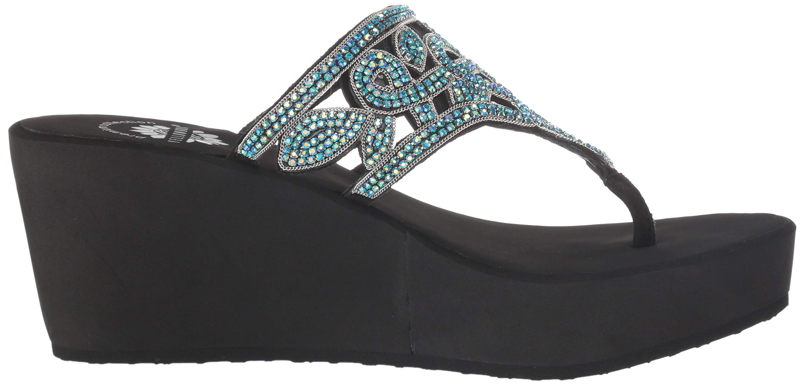 Yellow Box Women's P-Vanesa Wedge Sandal - Comfortable Summer Beach Sandals for Women, Casual Walking Shoes, Fashionable Outdoor Wedge Heels