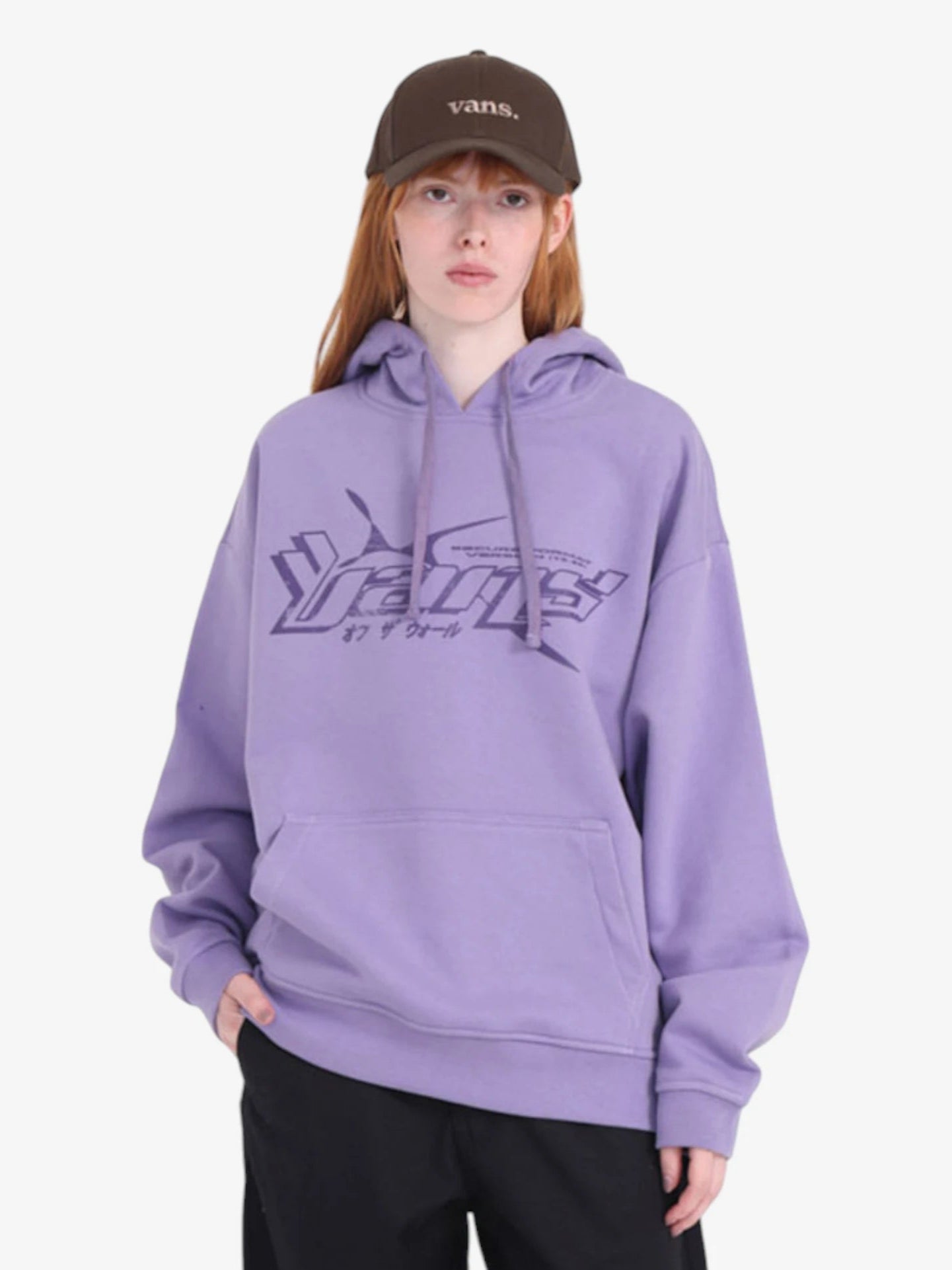 Vans Y2V Purple Hoodie for Women & Men - Trendy Y2K Streetwear Fashion - Perfect for Casual Outfits, Skateboarding & Urban Style