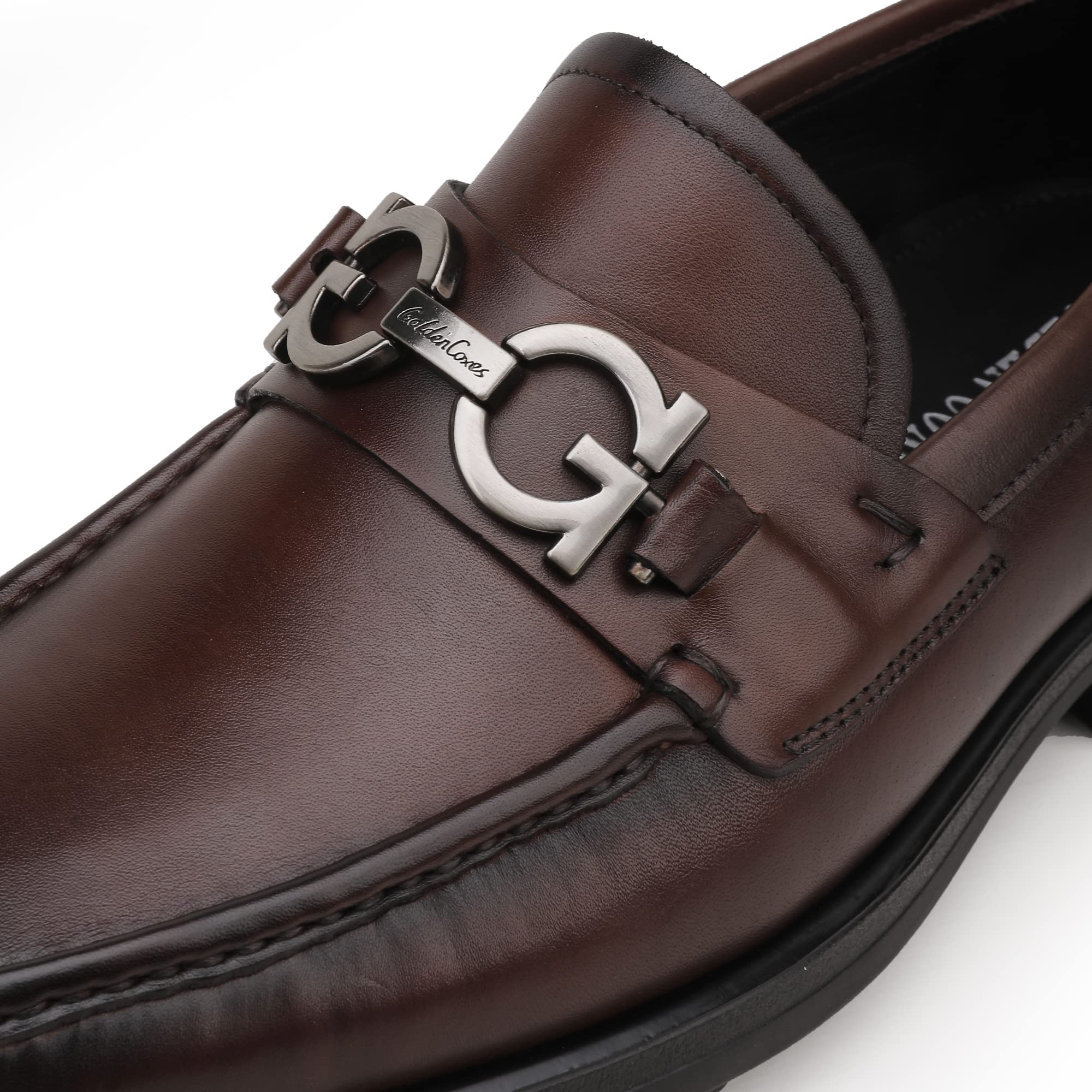 Premium Men's Handmade Leather Penny Loafers - Classic Slip-On Dress Shoes for Business & Casual Wear | Comfortable Coffee Brown Loafers for Office, Wedding & Daily Outfits