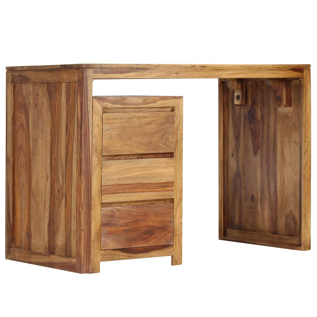 Sturdy Sheesham Wood Writing Desk 43.3