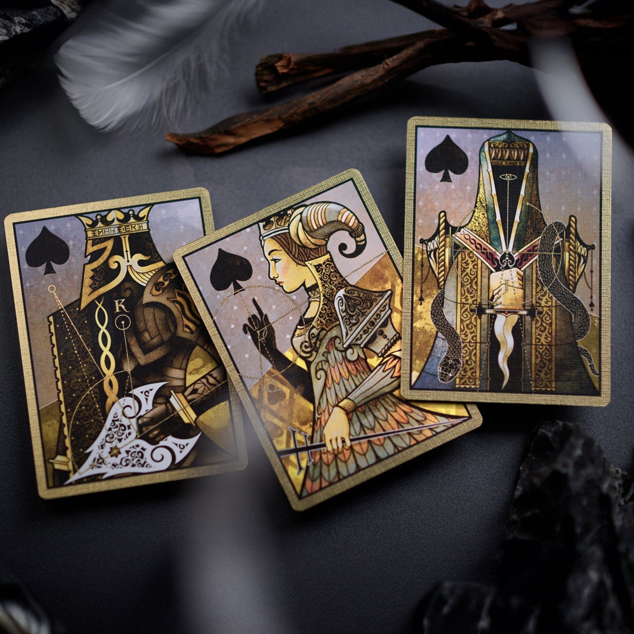 The House of the Rising Spade Cartomancer V3 Playing Cards - Premium Tarot Card Deck for Magic Tricks, Cardistry & Collectors | Perfect for Performances, Poker Nights & Gift Giving