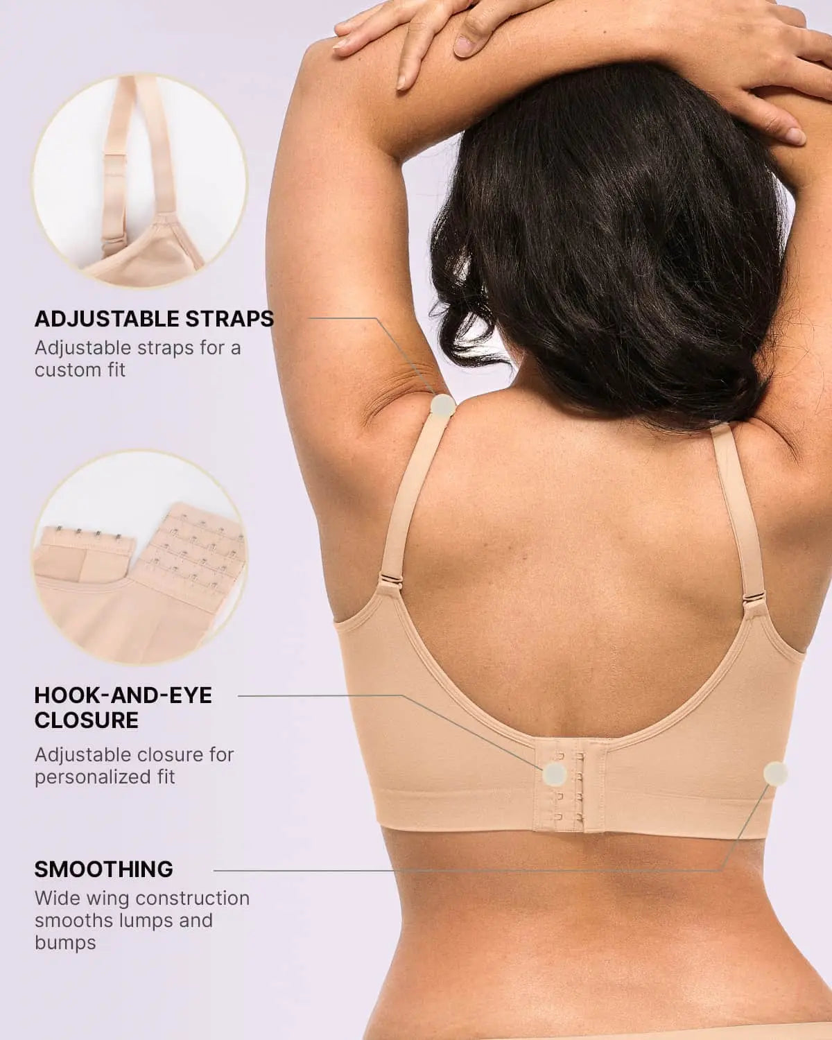 Wireless Comfort Bra - Seamless Unlined Support for Everyday Wear - Perfect for Yoga, Workouts, and Lounge Wear