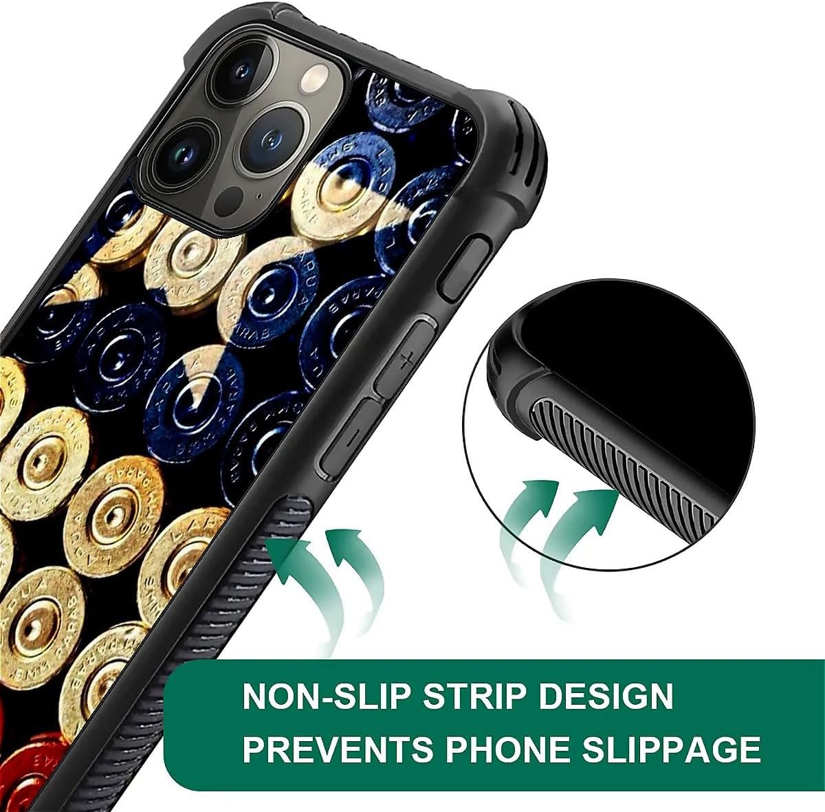 Premium iPhone 16 Case - Classic Wood Grain & American Flag Design | Dual Layer Shockproof Protective Cover with Anti-Slip Grip | Vintage Patriotic Style | Perfect for Outdoor Adventures, Travel & Daily Protection