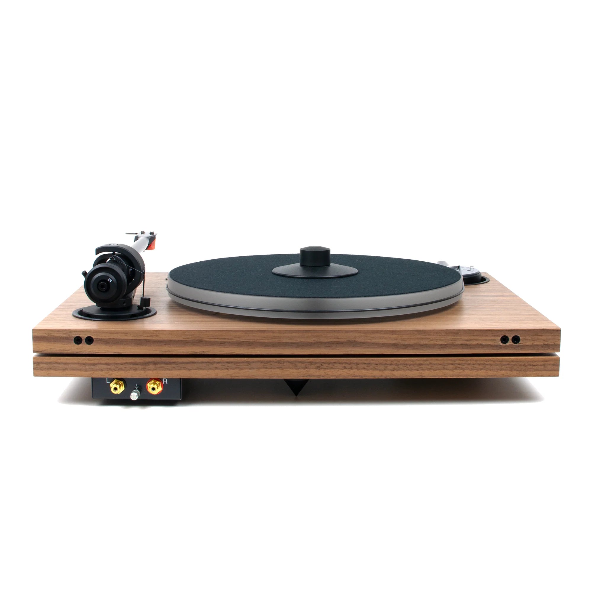 Music Hall MMF 7.3 SE Walnut Wood Turntable - High Fidelity Vinyl Record Player with Belt Drive for Audiophiles & Home Entertainment Systems
