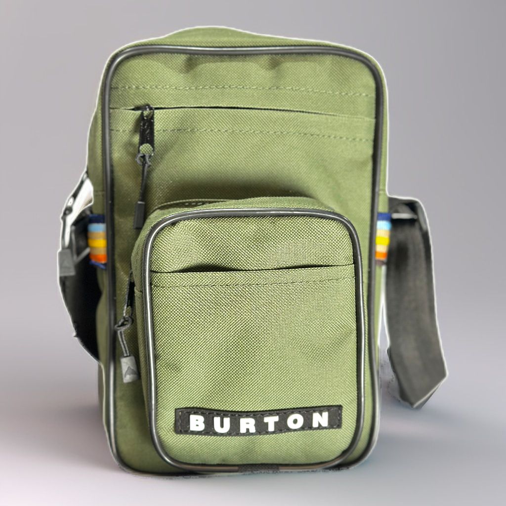Burton U Crossbody Kelp Waist Bag - Stylish & Functional Fanny Pack for Outdoor Adventures, Travel, and Daily Use