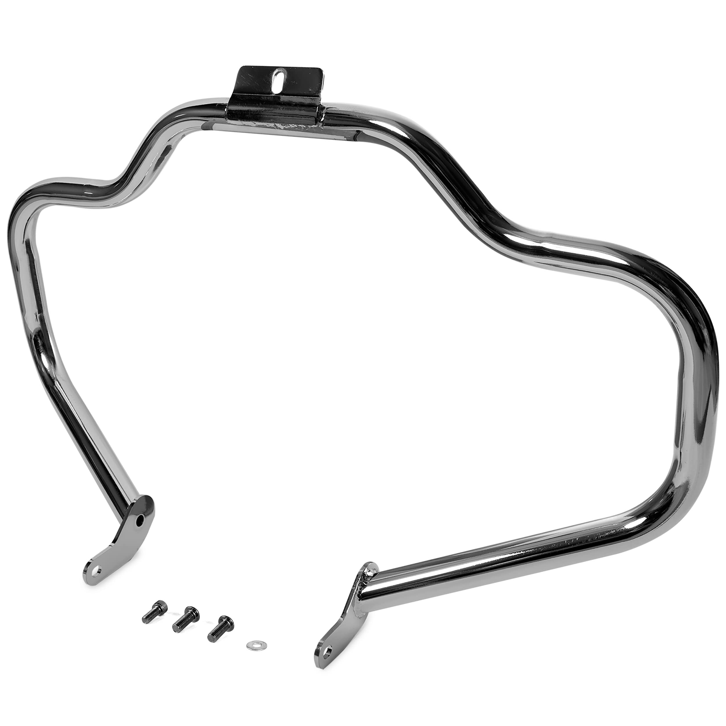 Krator Engine Guard Crash Bar for Harley Davidson Fat Boy FLSTFSE2 (2006) - Heavy Duty Highway Mustache Bar for Custom Bike Protection | Perfect for Long Rides & Motorcycle Safety Upgrades