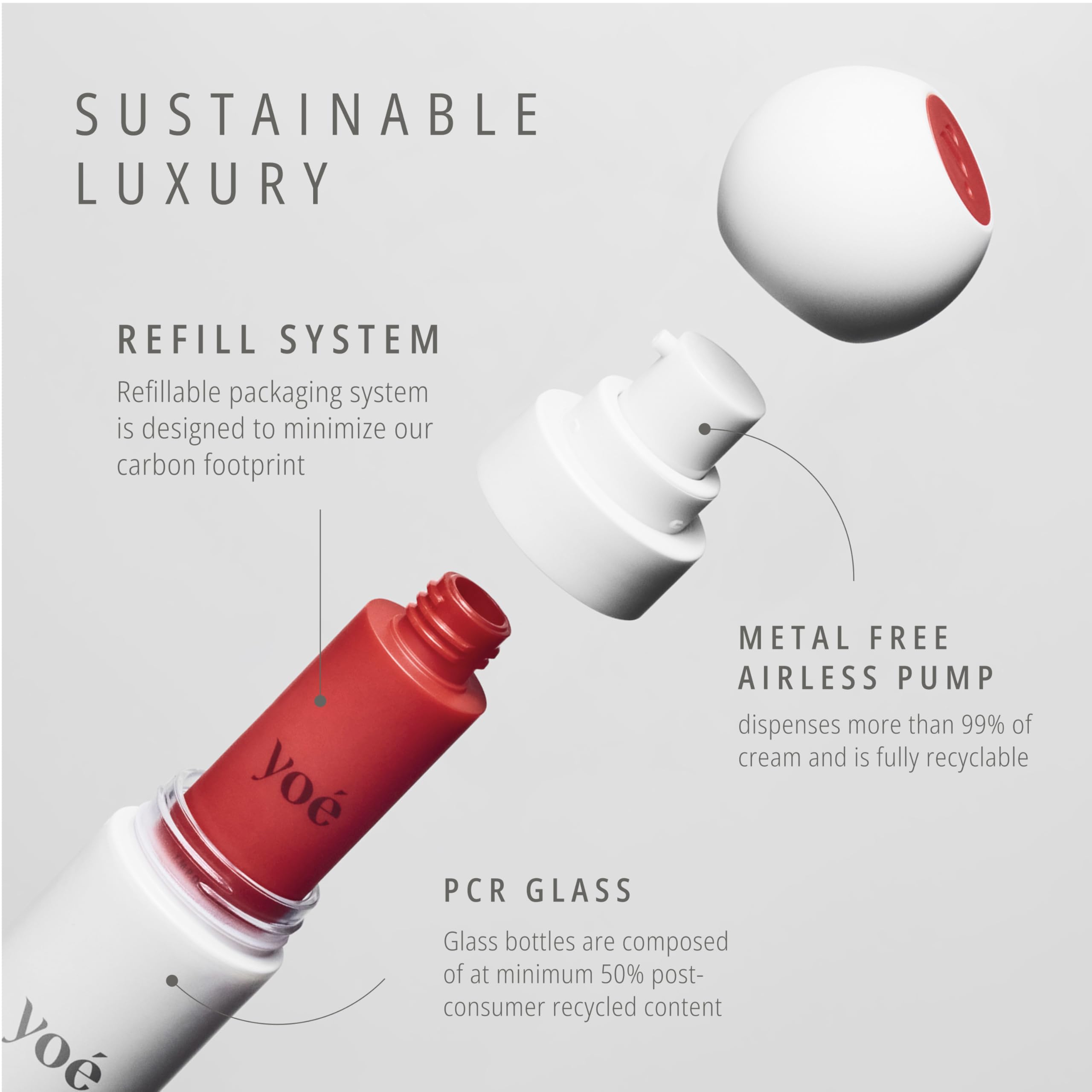 Ympossible Cream Refill - Ultra-Nourishing Anti-Aging Moisturizer for Rejuvenation & Youthful Skin | EWG Verified, Leaping Bunny Certified, Vegan Formula | 30ml/1 fl oz | Perfect for Daily Hydration & Nighttime Skin Repair
