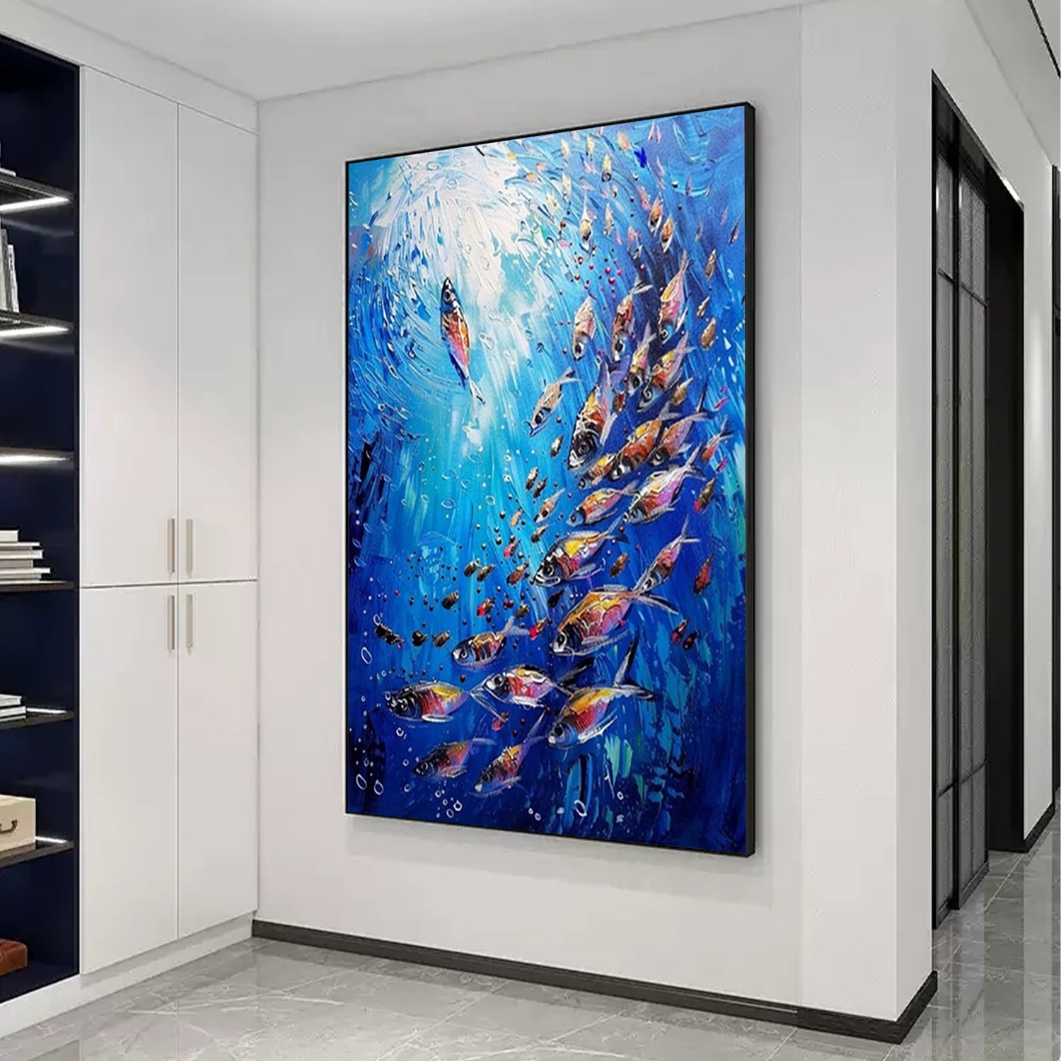 Animal Art Painting #AP110 - Handmade Canvas Wall Decor for Living Room, Bedroom & Office | Wildlife & Nature Inspired Artwork