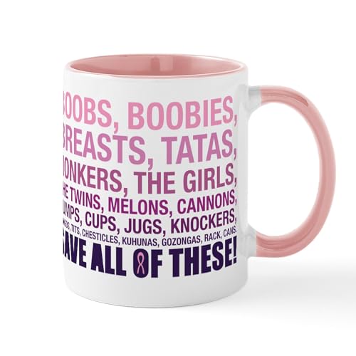 White/Pink Inside - Breast Cancer Awareness Save Al