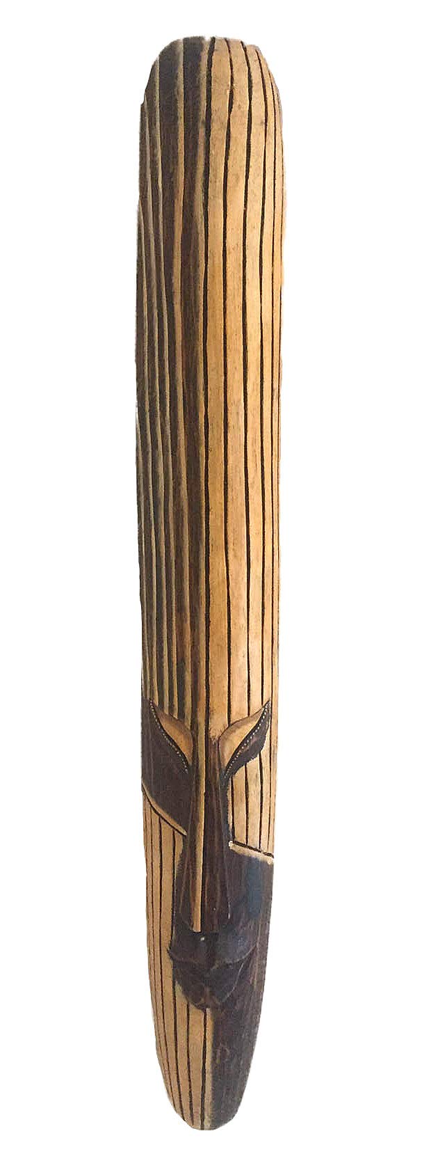 Handcrafted African Wood Tribal Wall Mask - 40