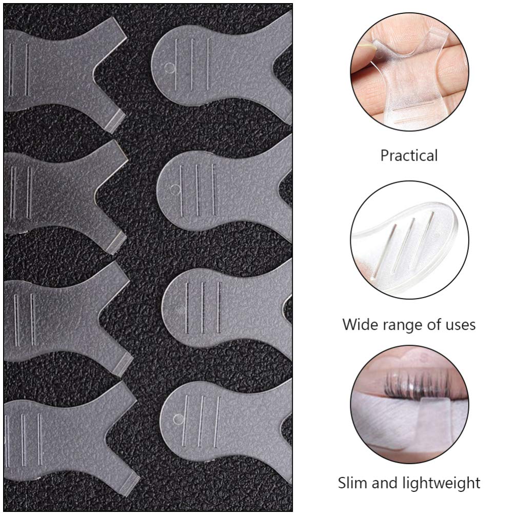 FOMIYES 60 Pcs Y-Shaped Mascara Brush Set - Mini Lash Comb, Eyelash Lift Brush, Perming Curler & Shield Comb - Professional Silicone & Plastic Eyelash Tools for Lash Lifting, Perming & Styling - Perfect for Salon, Home Use & DIY Beauty Care
