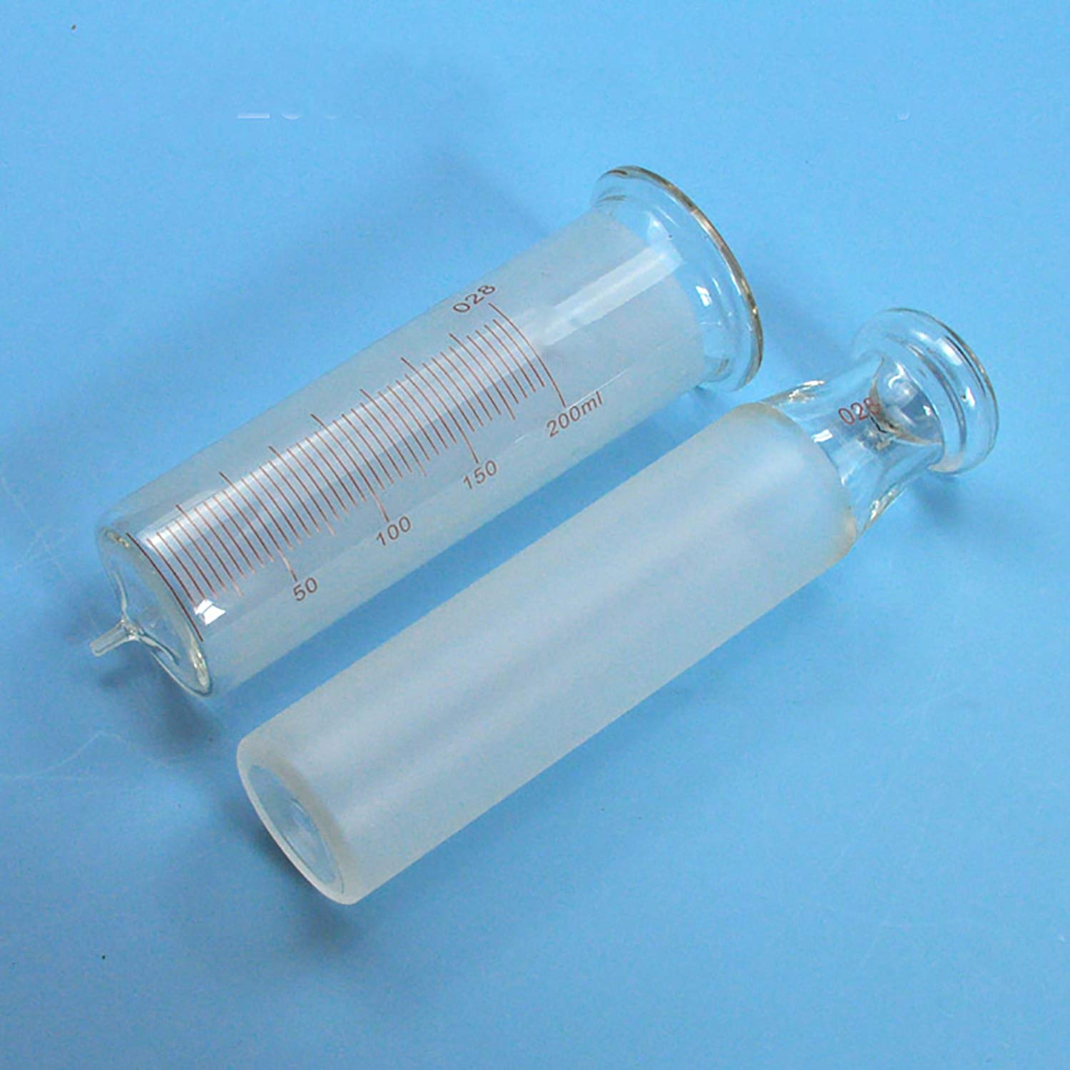 300mL Glass Syringes for Essential Oils, Honey, and DIY Projects - Reusable Glass Injector with Measurement Marks - Perfect for Cooking, Baking, and Scientific Experiments