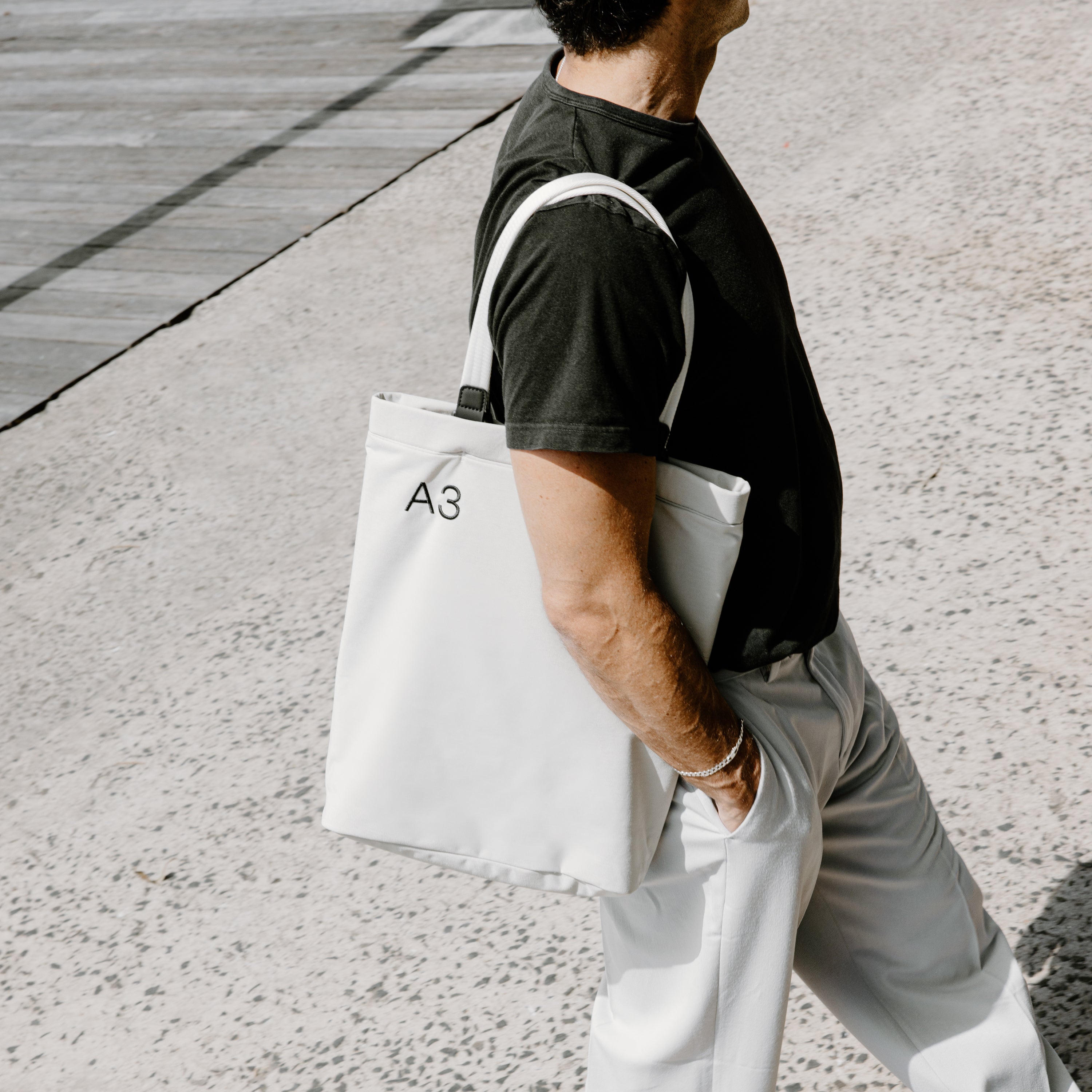 A3 Daily Tote Bag - Stylish & Durable Canvas Tote for Work, Shopping & Travel - Perfect for Office, Groceries & Beach Day Essentials