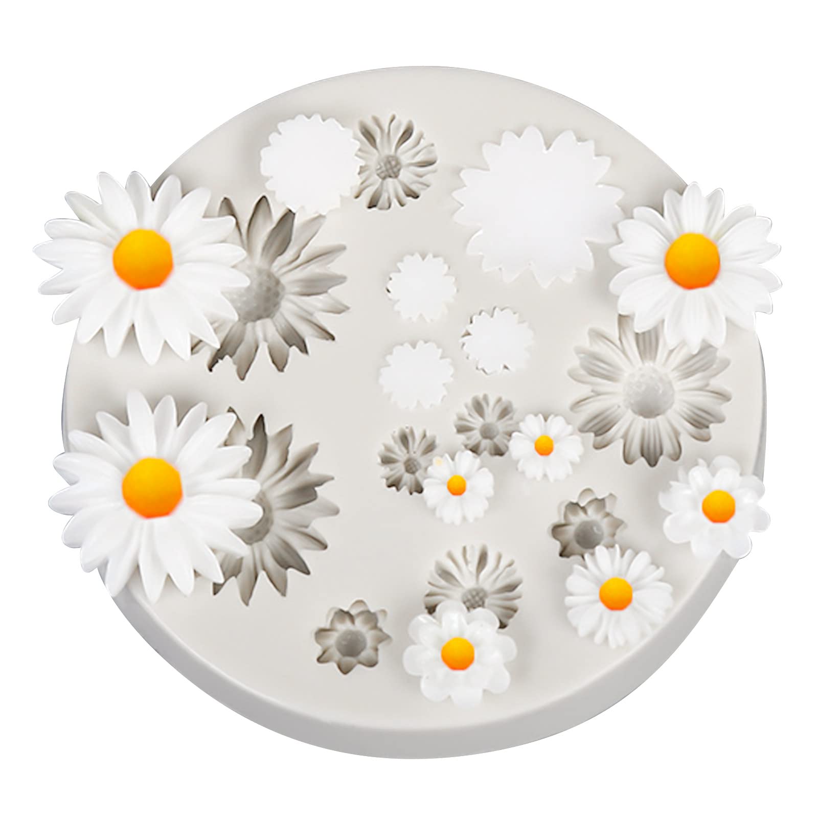 1PCS Daisy Silicone Mold for Polymer Clay - Mini Flower Clay Molds for DIY Jewelry Making, Earrings & Craft Decorations - Perfect for Handmade Resin Art, Polymer Clay Creations & Home Decor Projects