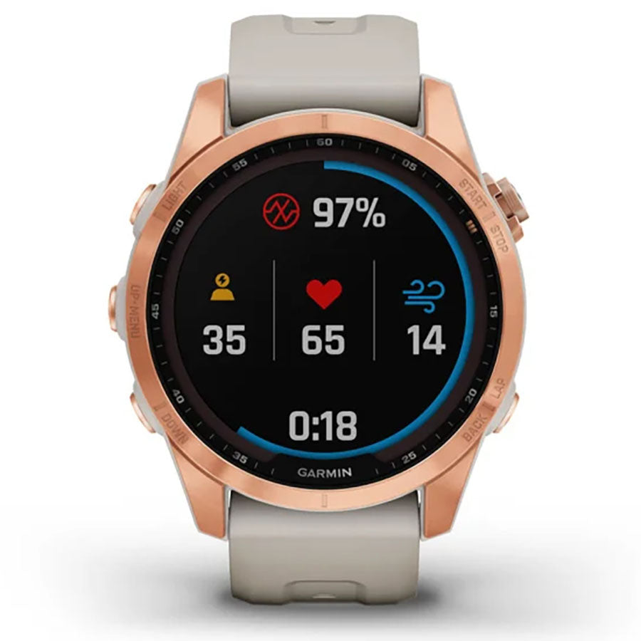 Fenix 7 Solar Smartwatch - Premium Multisport GPS Watch with Solar Charging, Heart Rate Monitor & Long Battery Life | Perfect for Hiking, Running, Cycling & Outdoor Adventures