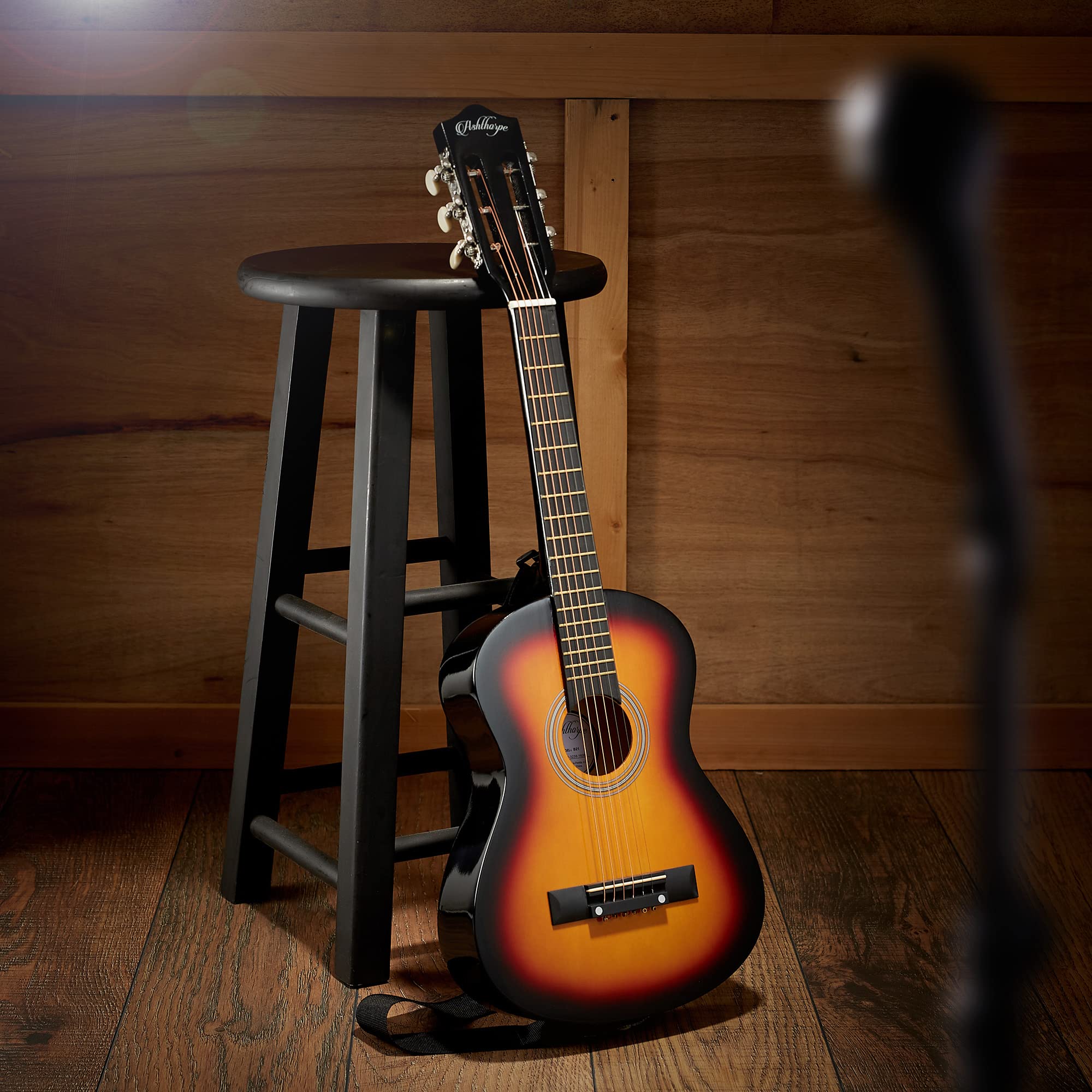 Ashthorpe 30-inch Beginner Acoustic Guitar Starter Kit (Sunburst) with Gig Bag, Strings, Strap, Tuner & Picks - Perfect for Kids, Teens & Adult Beginners Learning at Home, School or Campfire Jams