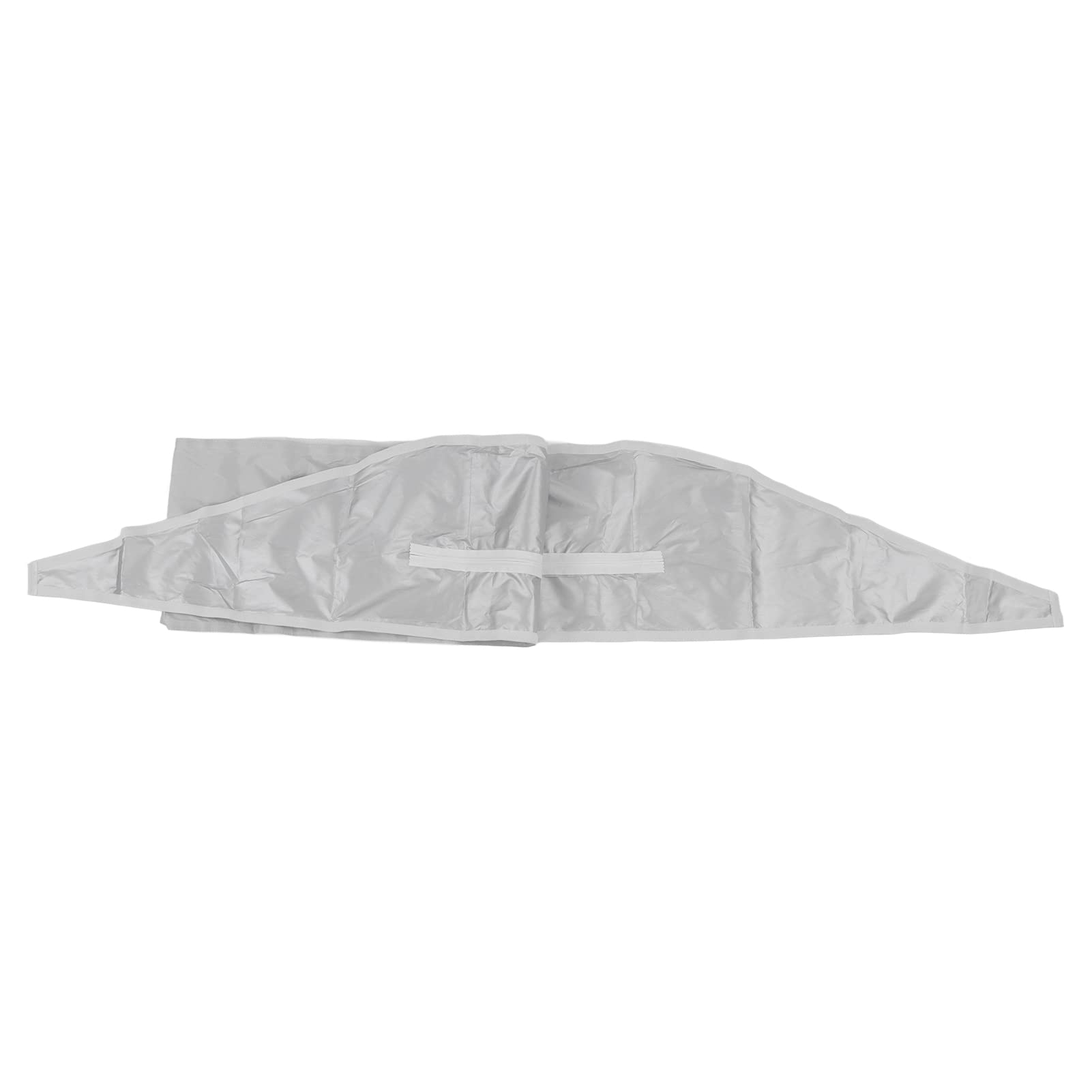 Easy-to-Install 210D Silver Grey Air Conditioner Window Seal - Perfect Fit for Portable AC Units | Blocks Hot Air & Rain | 3 Meter (9.8ft) Weatherproof Insulation for Home & Office Use