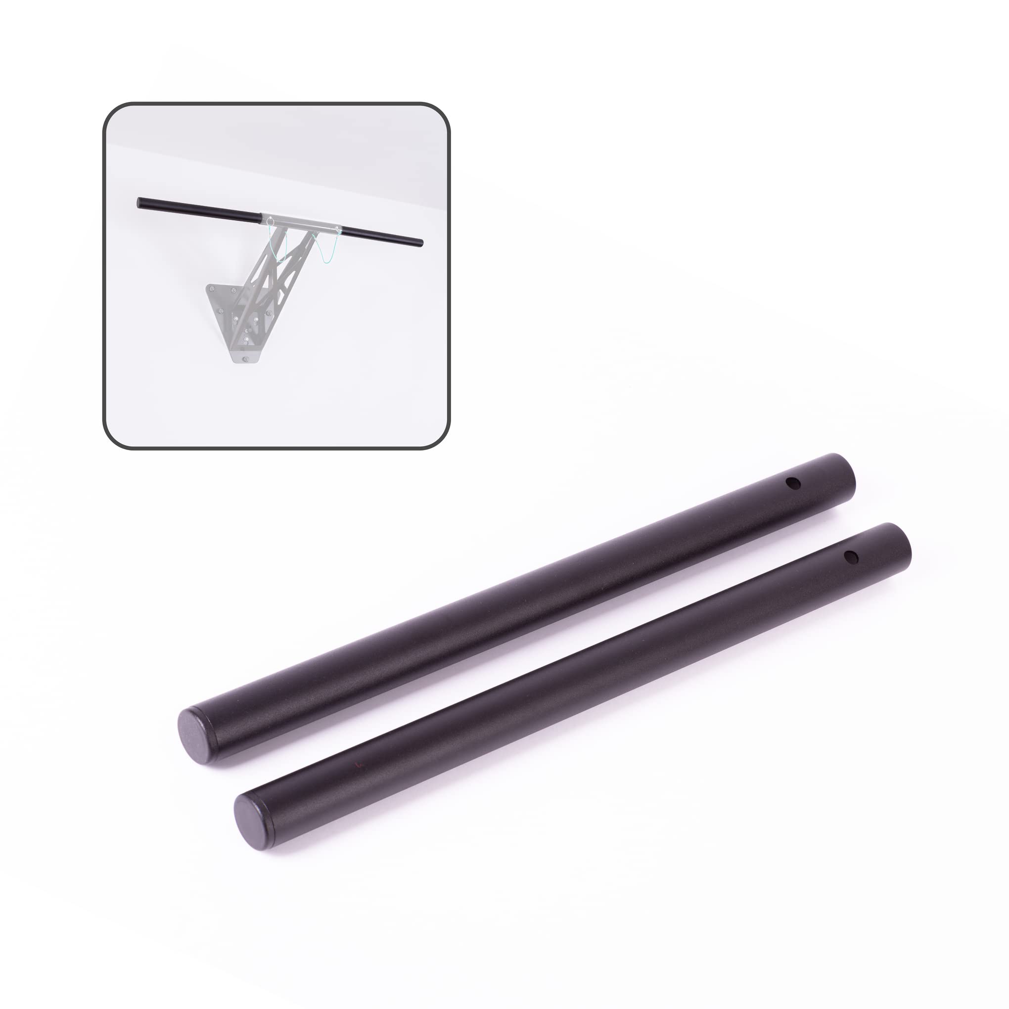 PULLUP & DIP Straight Pull-Up Bar Set - Mobile Pull-Up and Dip Bar Extension for Pull-Ups, Chin-Ups, Muscle-Ups & Dips - Perfect for Home Gym, Outdoor Workouts & Strength Training