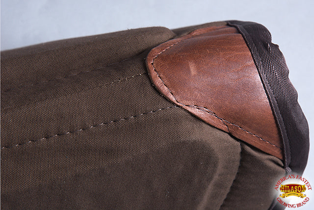 32X32 Brown Hilason Heavy Duty Anti-Slip Felt Horse Saddle Pad - Made in USA - Perfect for Trail Riding, Training & Show Jumping